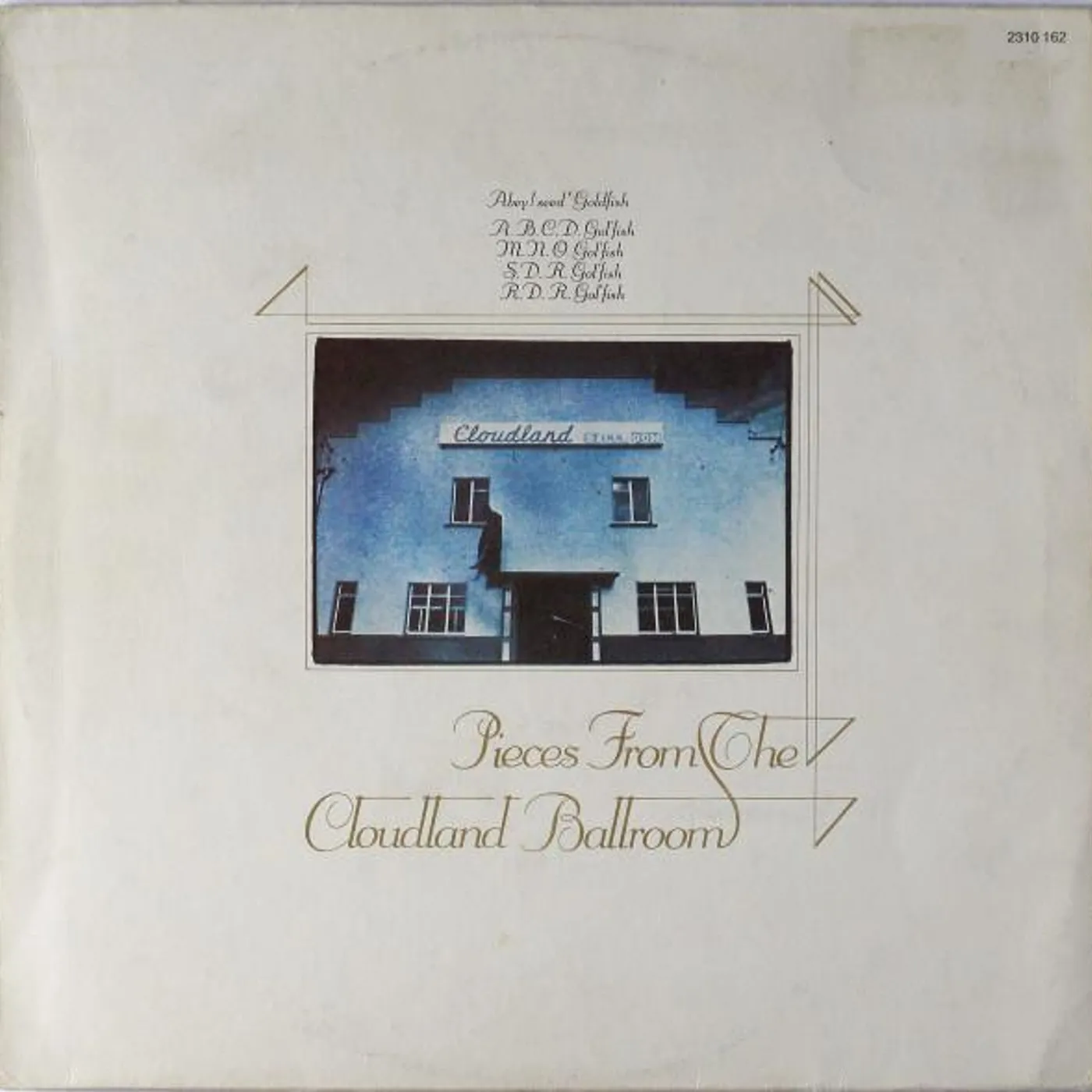 Anthony Moore PIECES FROM THE CLOUDLAND BALLROOM Vinyl Record