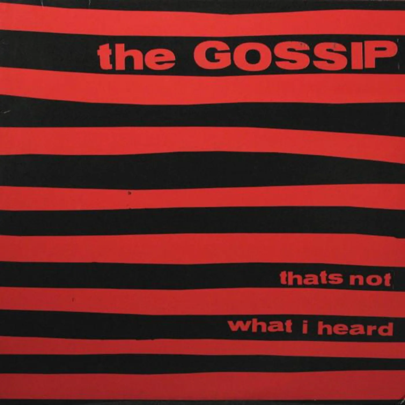 Gossip THAT'S NOT WHAT I HEARD (RED APPLE VINYL) Vinyl Record