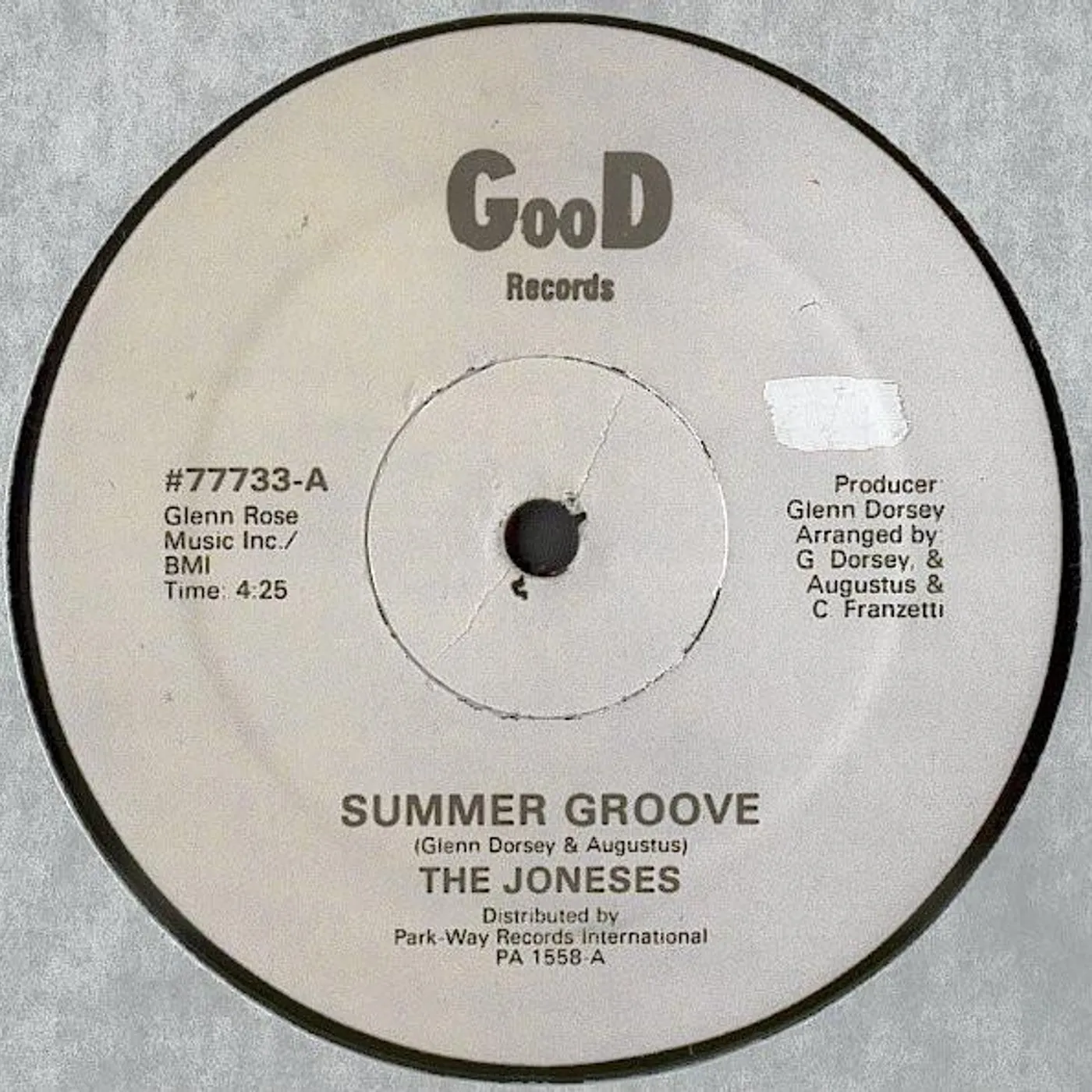 The Joneses SUMMER GROOVE CD