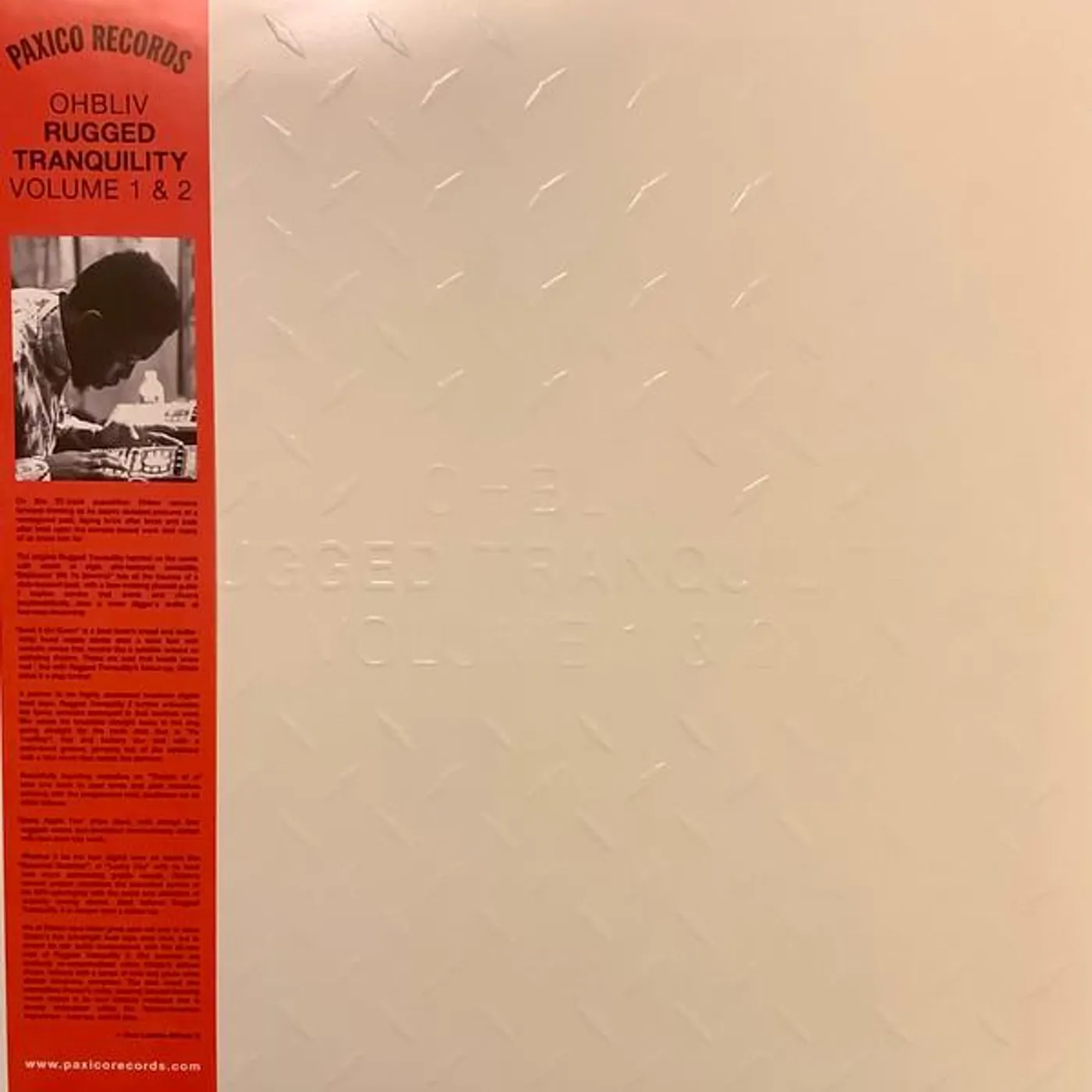 ohbliv RUGGED TRANQUILITY VOL. 1 & 2 (2LP) Vinyl Record