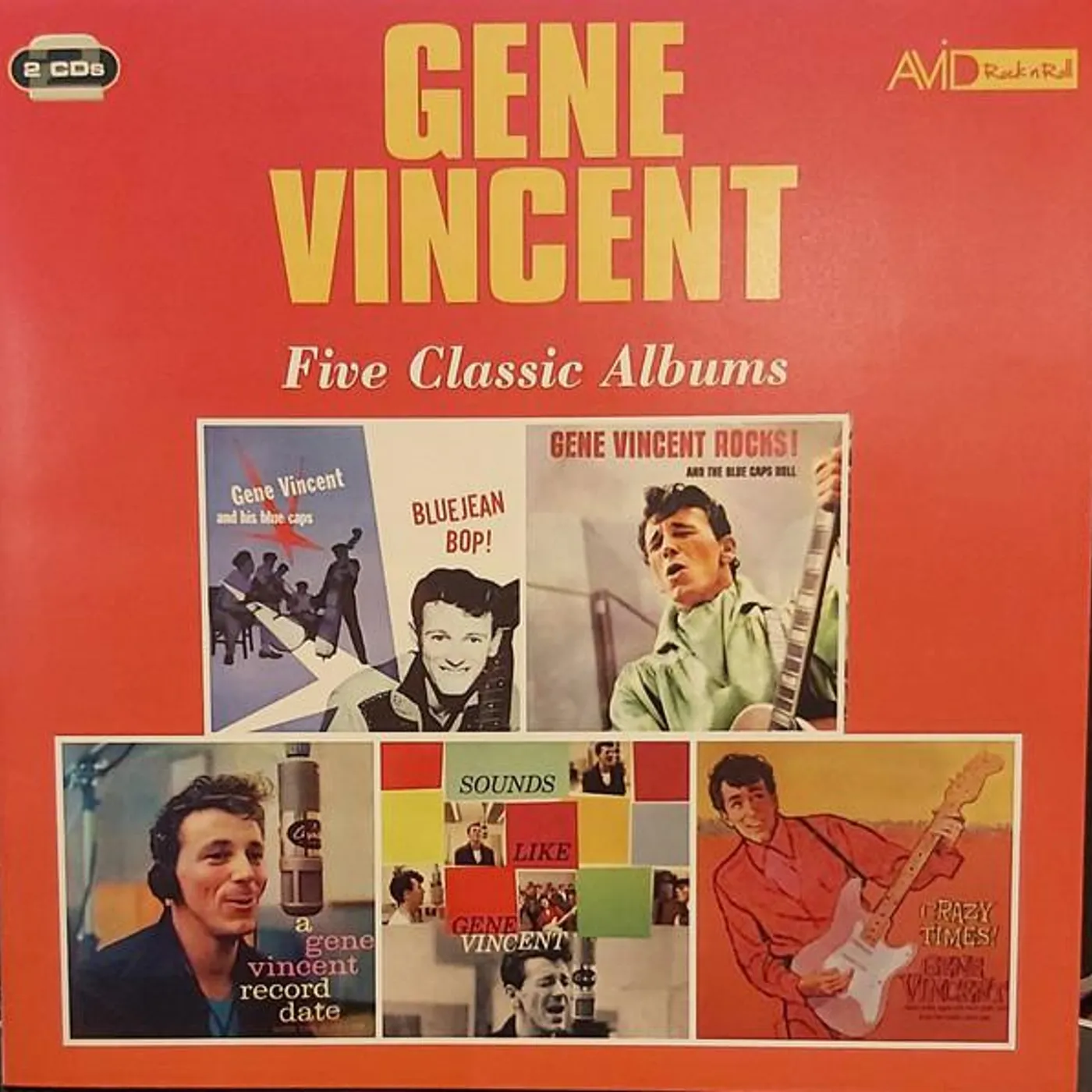 Gene Vincent FIVE CLASSIC ALBUMS CD