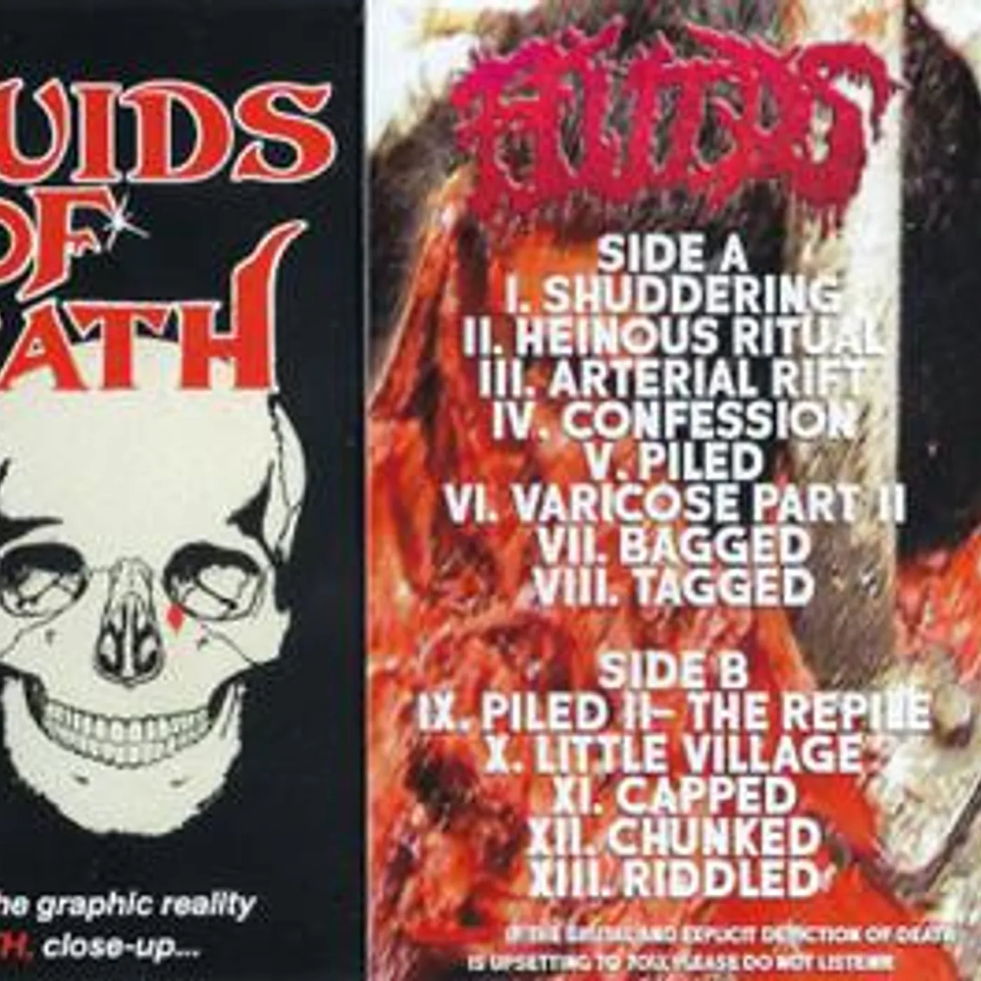 FLUIDS OF DEATH 2 Vinyl Record