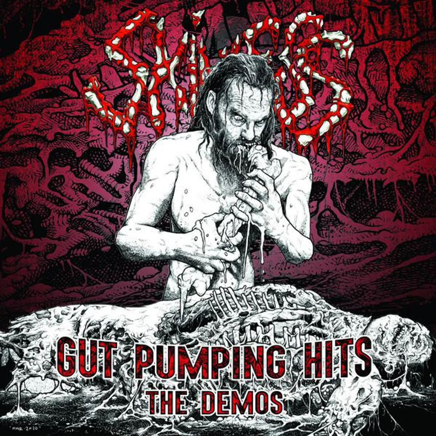 Skinless GUT PUMPING HITS: THE DEMOS Vinyl Record