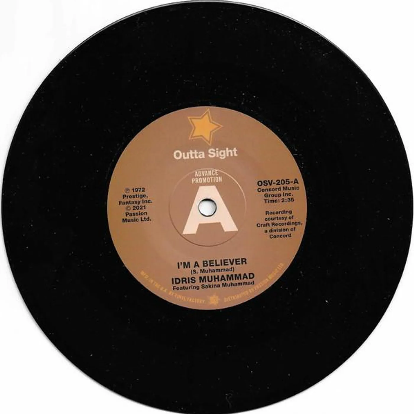 Idris Muhammad I'M A BELIEVER / WHAT CAN I DO I'M SO IN LOVE WITH Vinyl Record