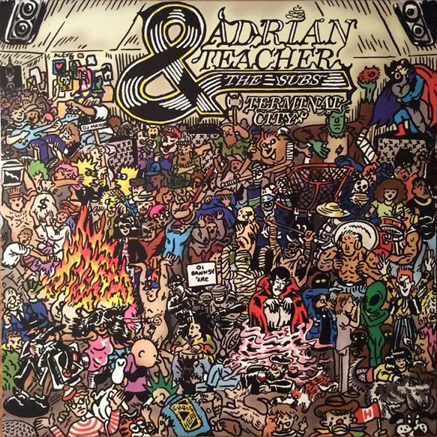 Adrian Teacher and the Subs TERMINAL CITY Vinyl Record