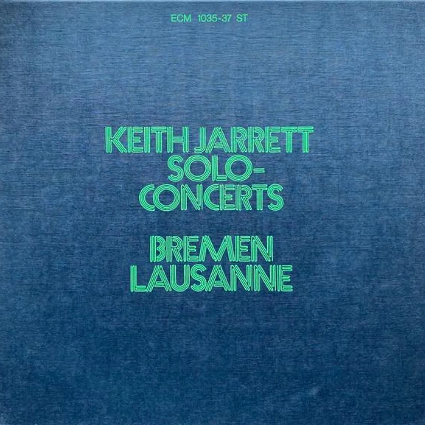 Keith Jarrett SOLO CONCERTS: BREMEN & LAUSANNE CD