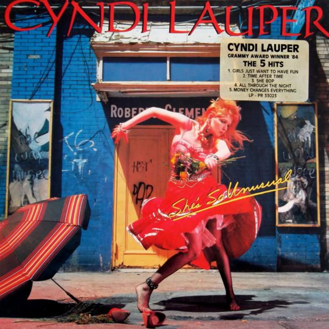 Cyndi Lauper SHE'S SO UNUSUAL Vinyl Record