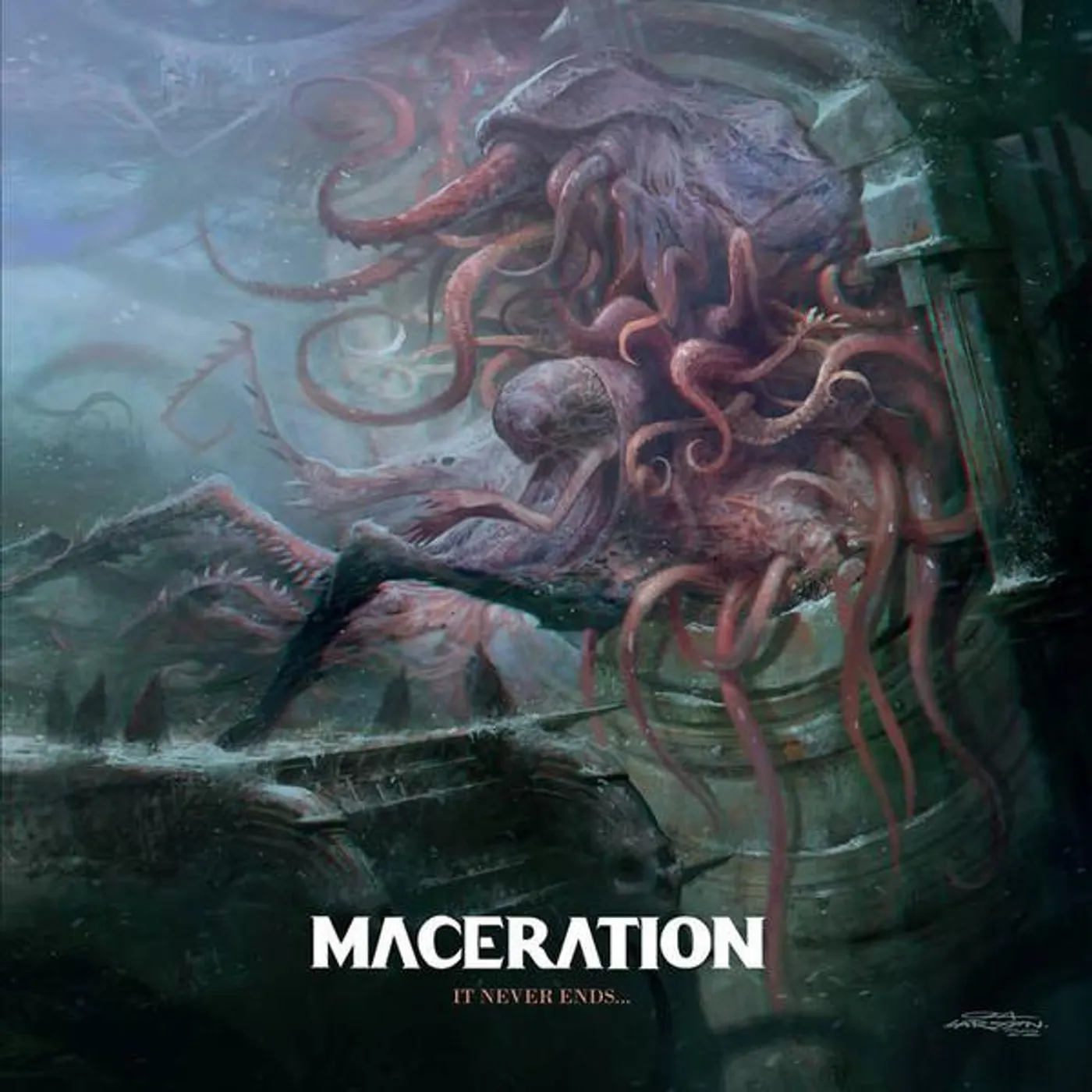 Maceration IT NEVER ENDS Vinyl Record