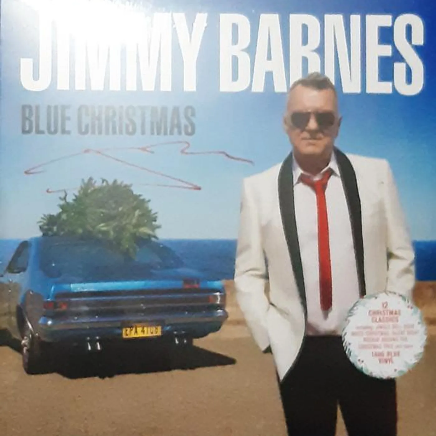 Jimmy Barnes BLUE CHRISTMAS Vinyl Record