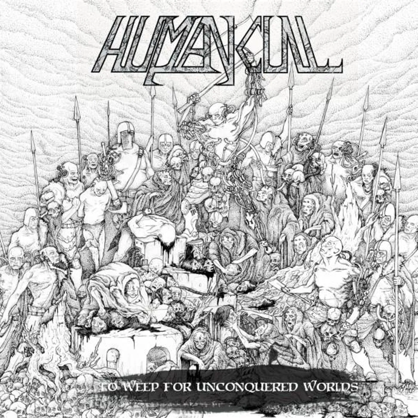 Human Cull TO WEEP FOR UNCONQUERED WORLDS Vinyl Record