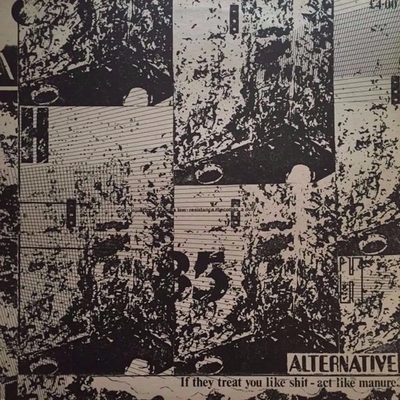 Alternative IF THEY TREAT YOU LIKE SHIT - ACT LIKE MANURE CD