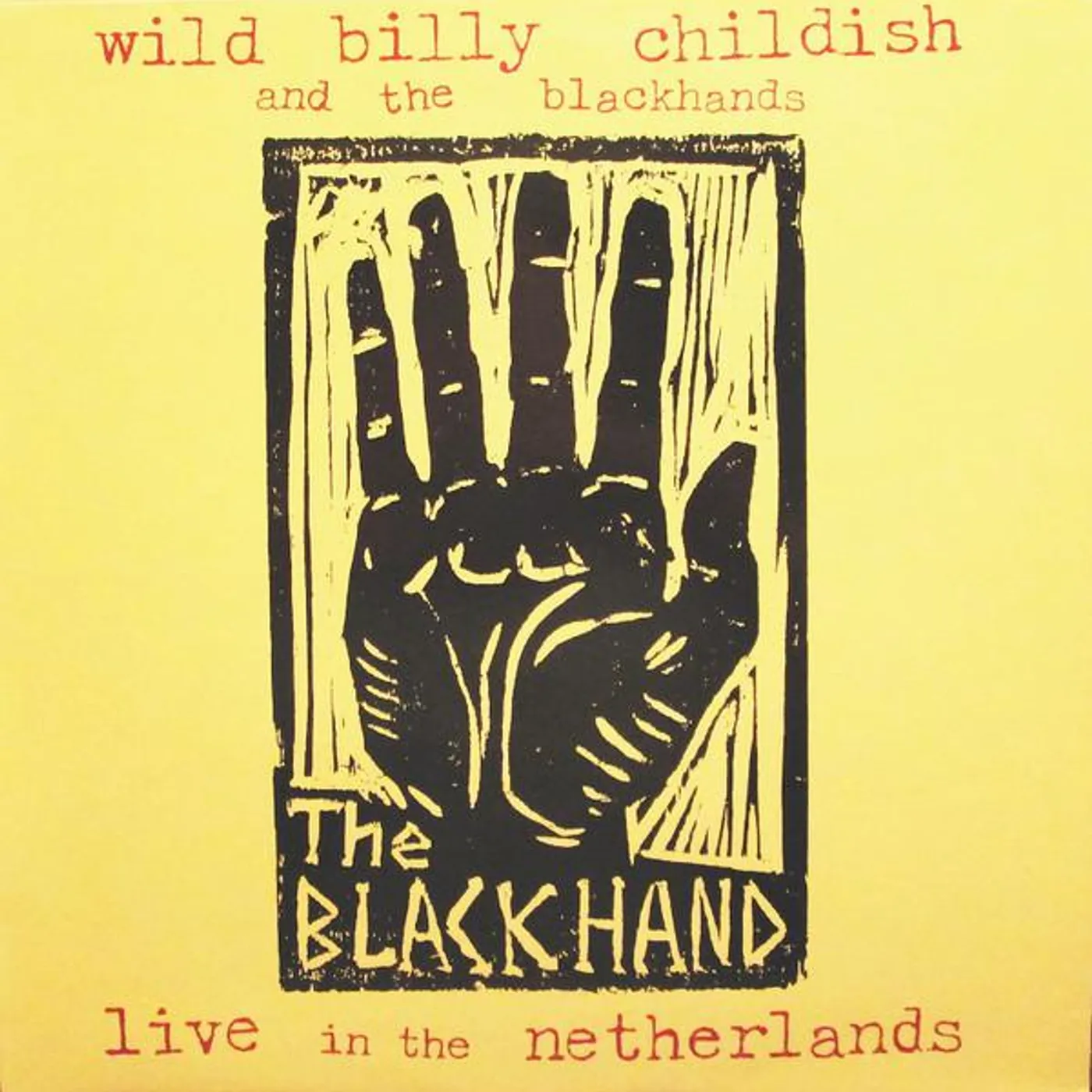 Billy Childish Live In The Netherlands Vinyl Record