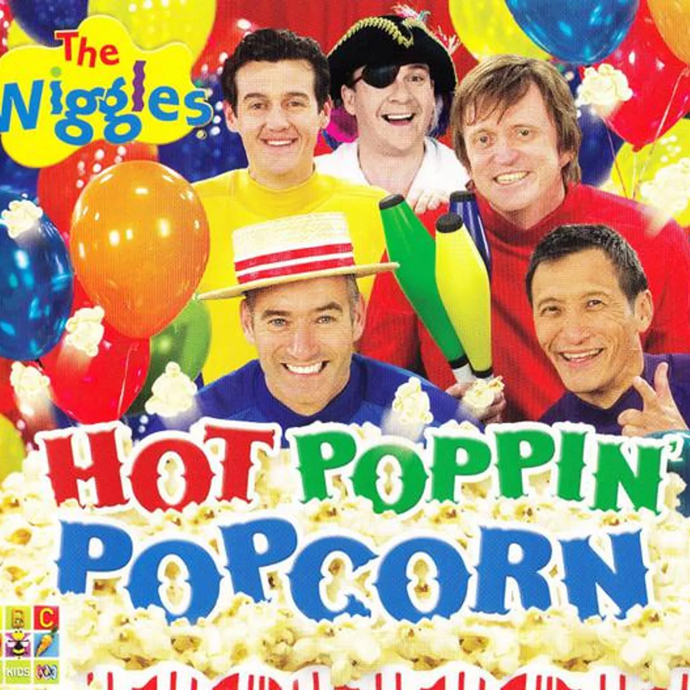 The Wiggles HOT POPPIN POPCORN CD