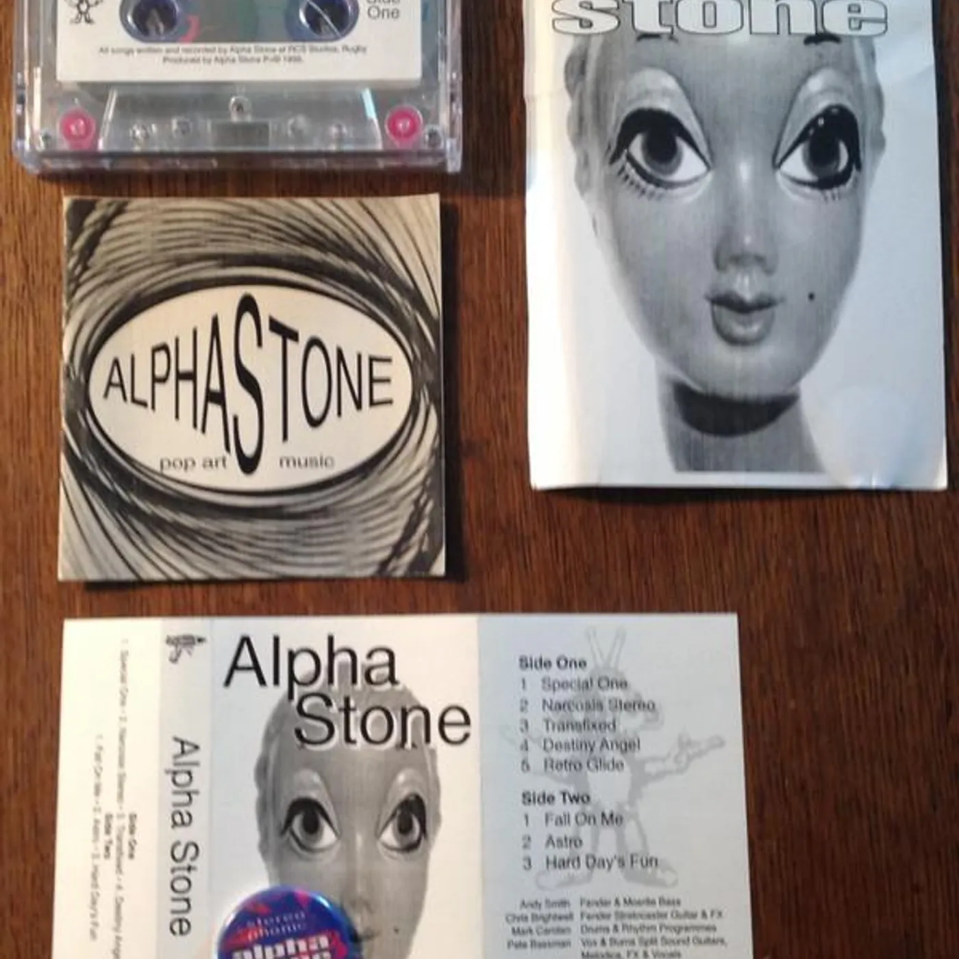 Alpha Stone Stereophonic Pop Art Music Vinyl Record