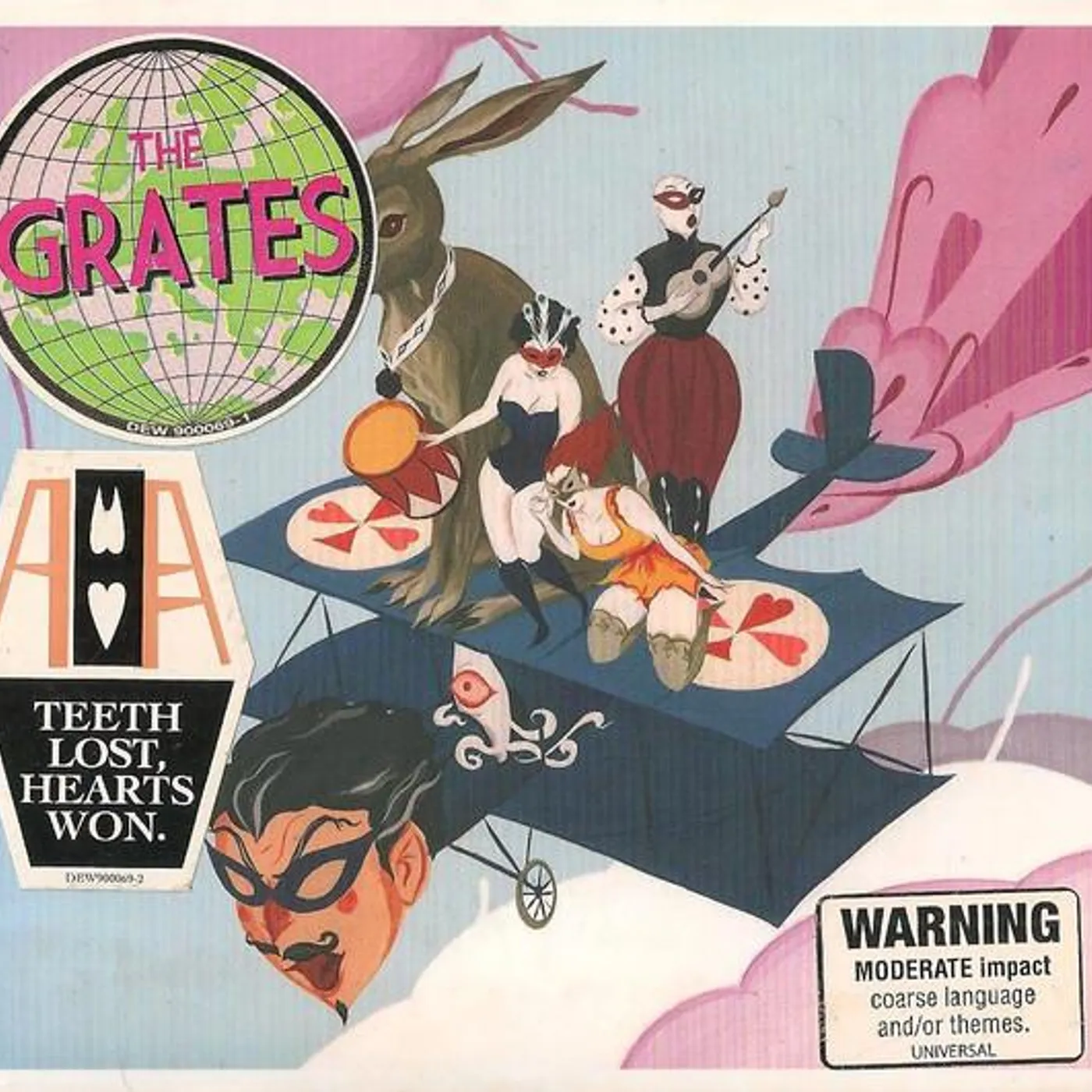 The Grates TEETH LOST HEARTS WON Vinyl Record - Australia Release