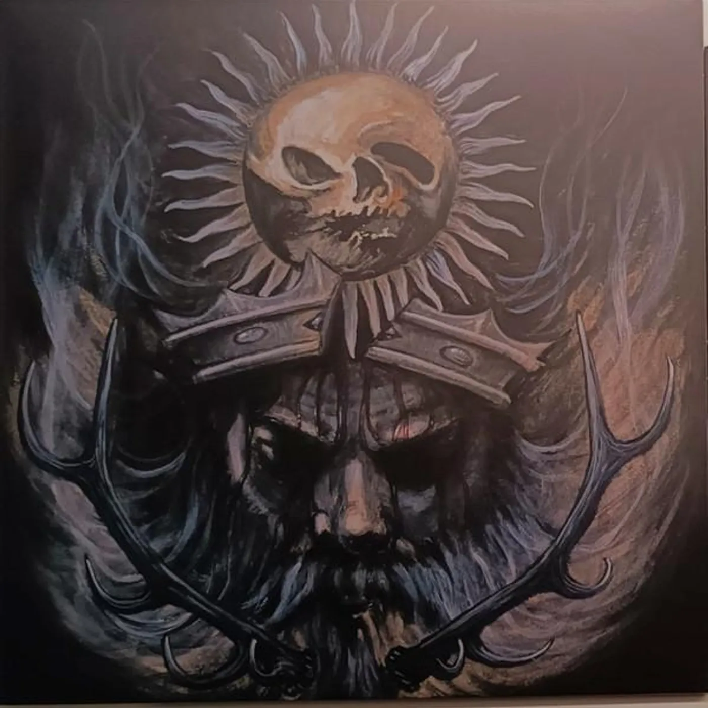 Slidhr White Hart! (White Heavy With Black Splatters) Vinyl Record