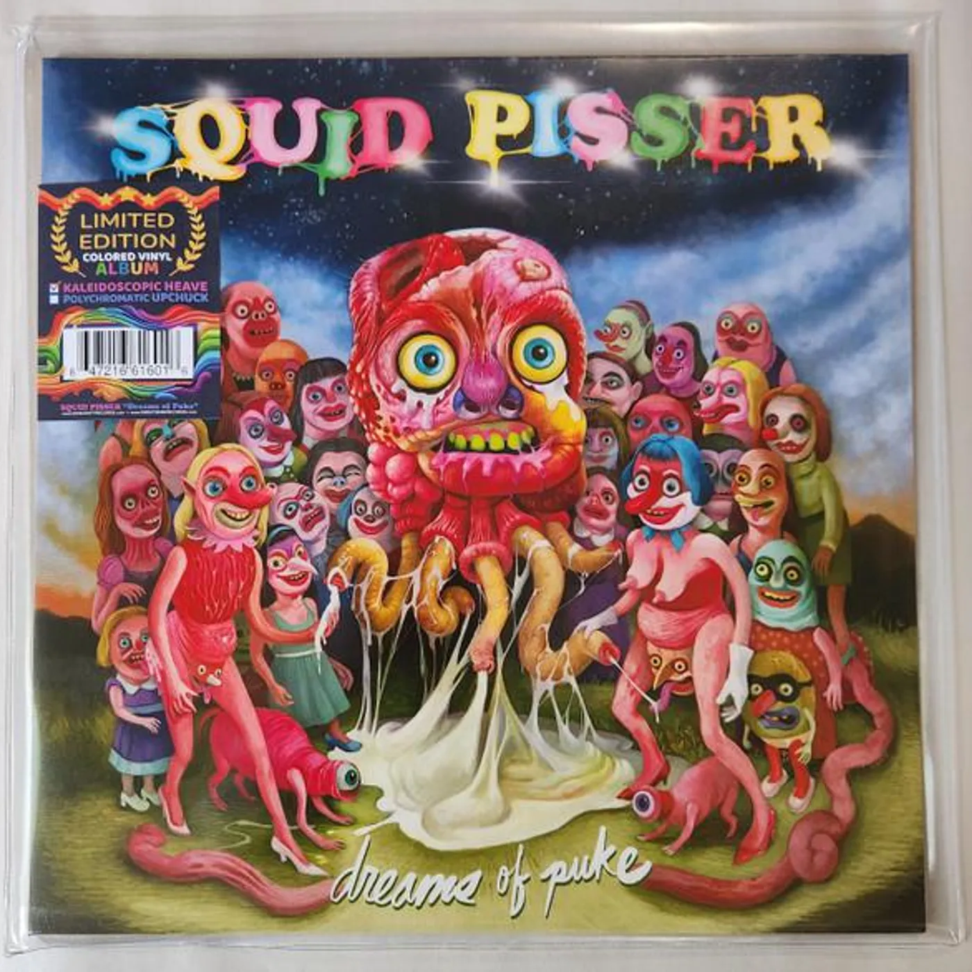 Squid Pisser DREAMS OF PUKE (RANDOM POLYCHROMATIC UPCHUCK VINYL) Vinyl Record