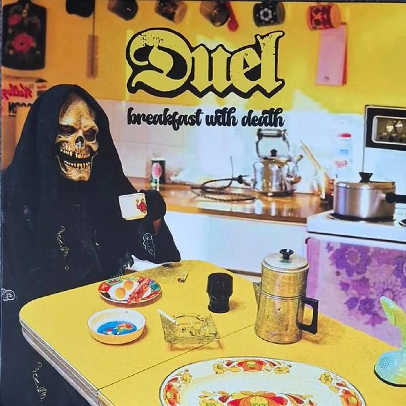 Duel BREAKFAST WITH DEATH (PURPLE VINYL) Vinyl Record