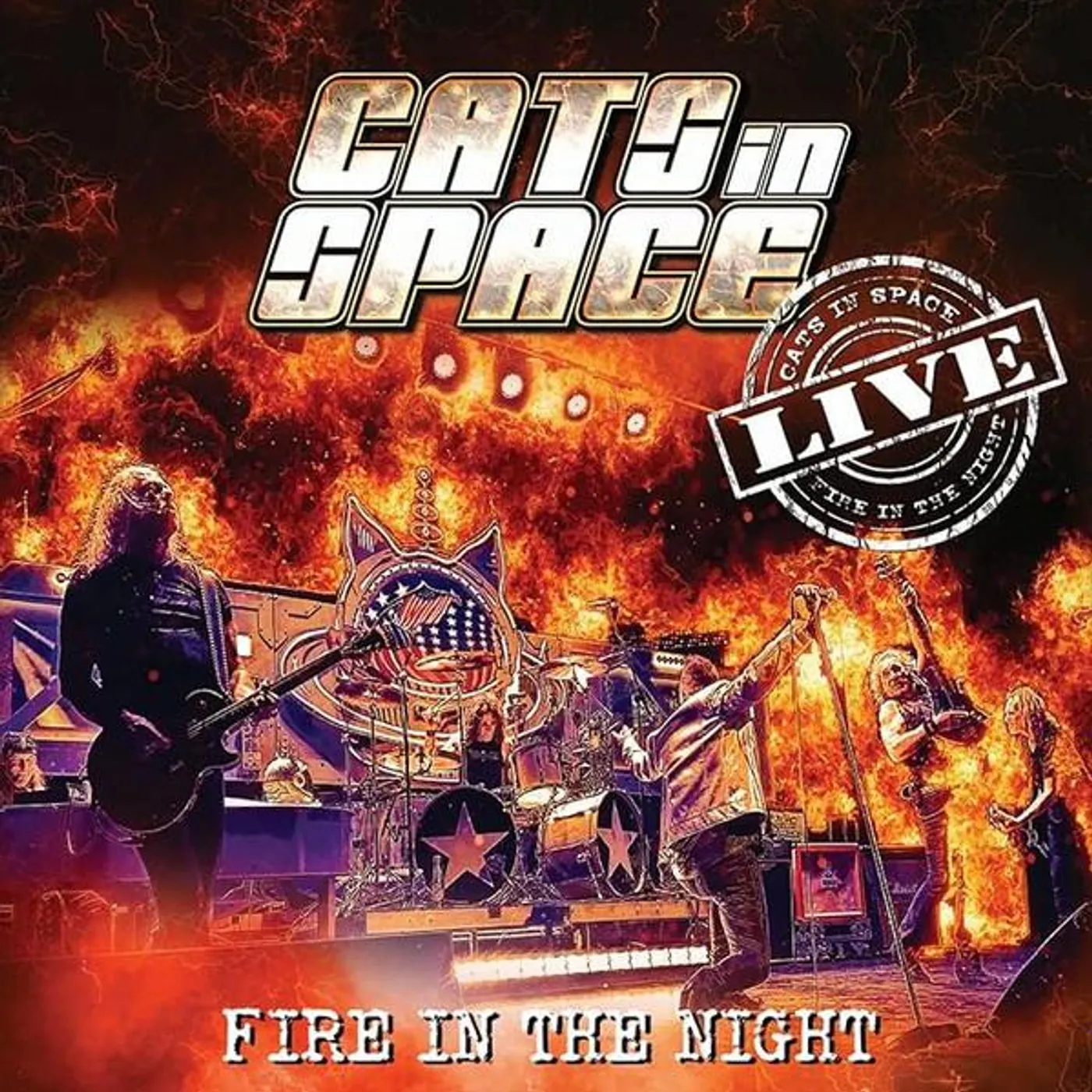 Cats in Space FIRE IN THE NIGHT: LIVE (2CD) CD