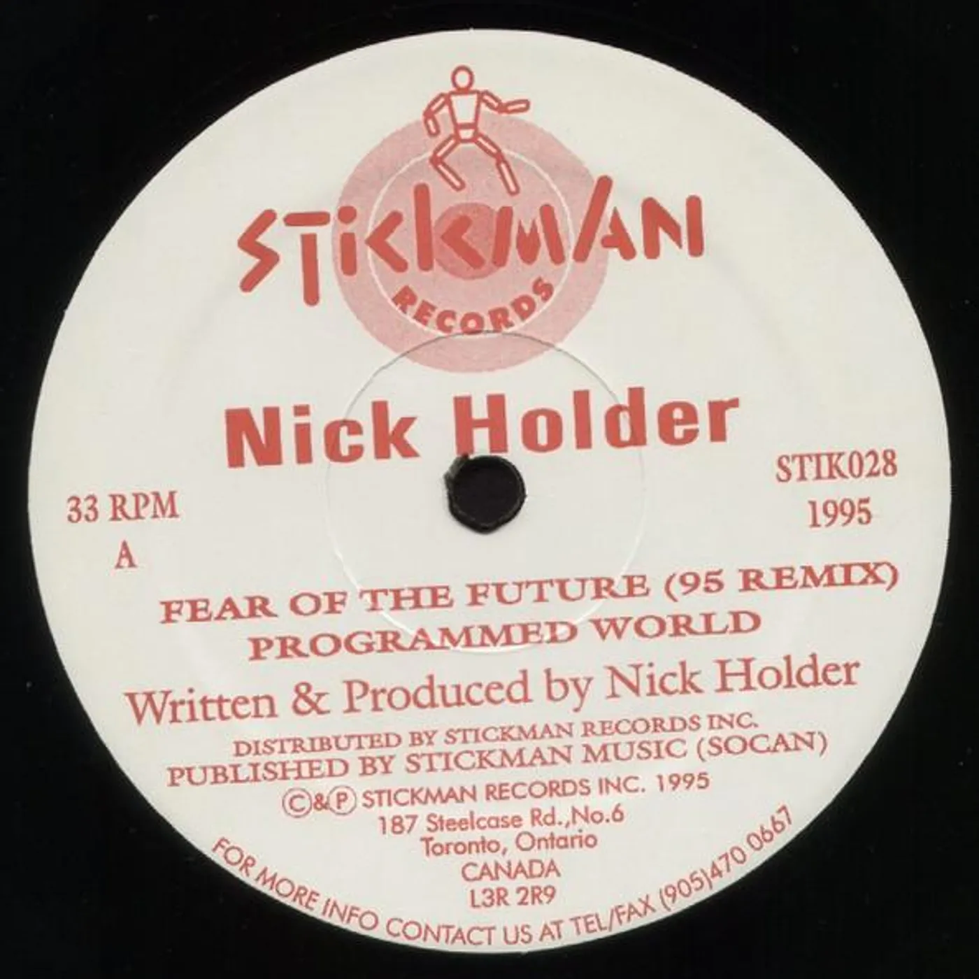 Nick Holder DIGITAL AGE '95 CD