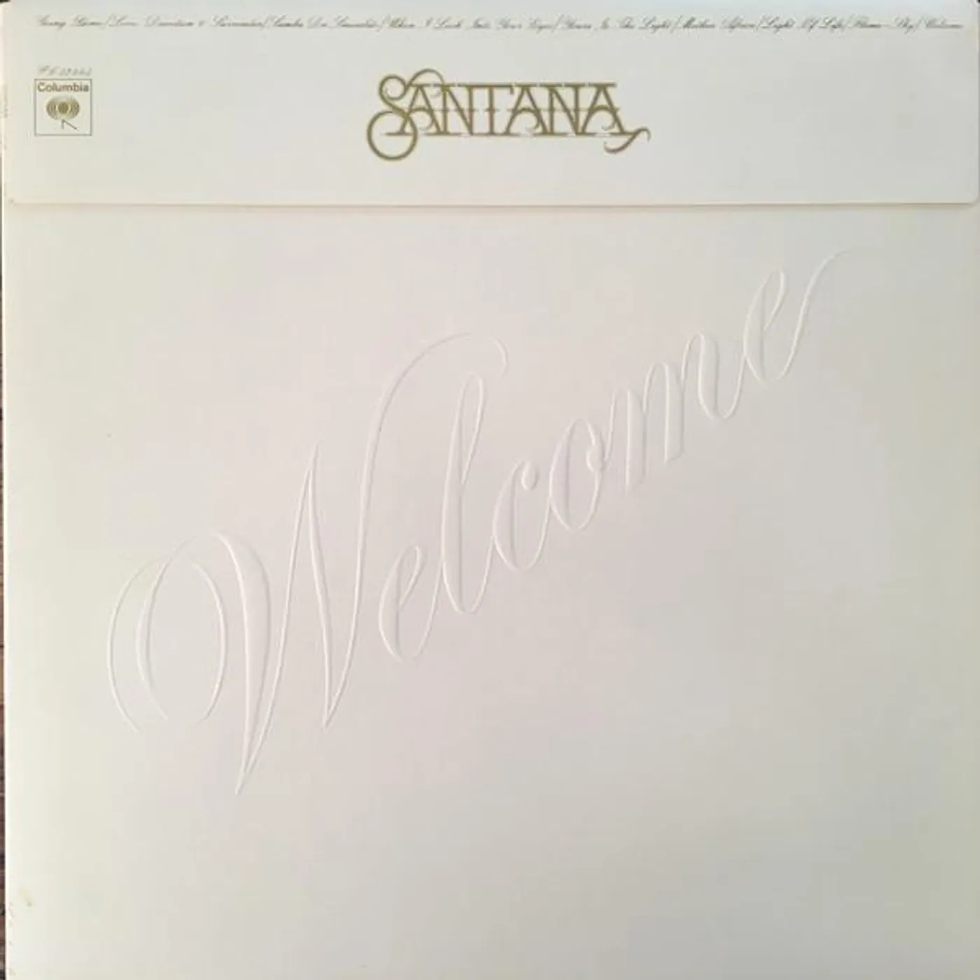 Santana Welcome Vinyl Record