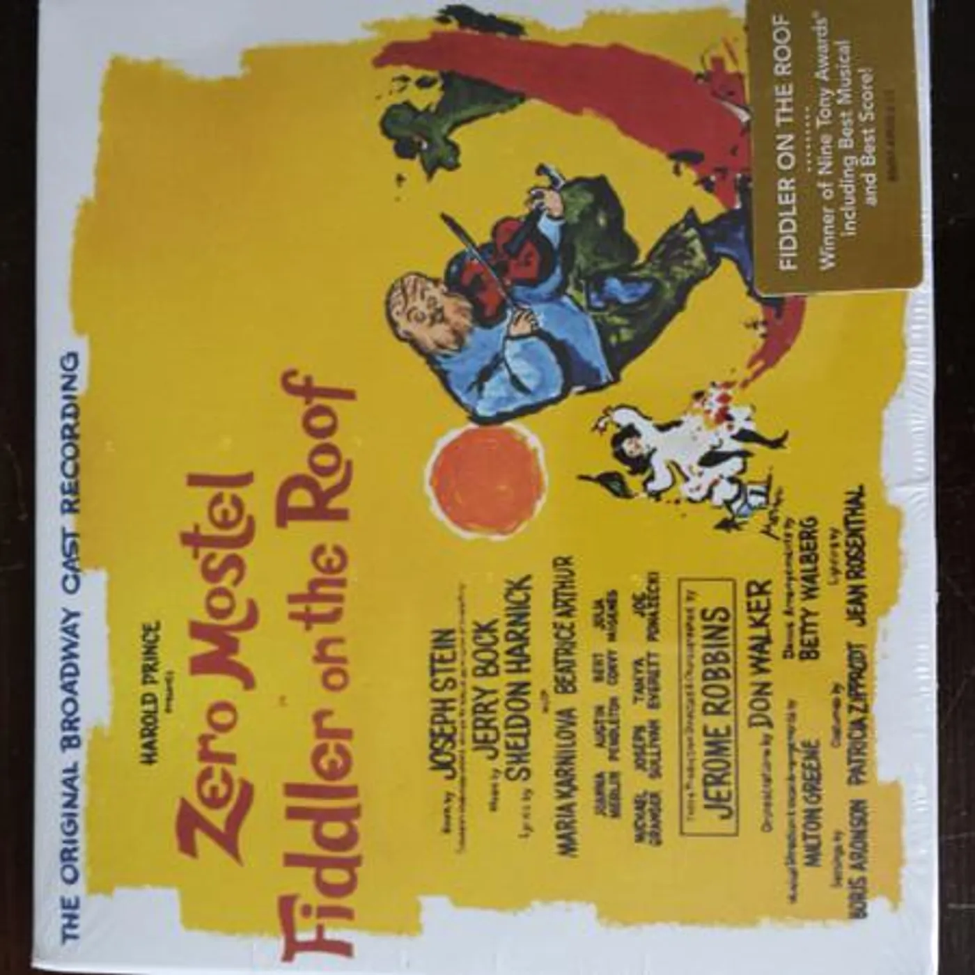 FIDDLER ON THE ROOF (1964 ORIGINAL BROADWAY CAST) CD