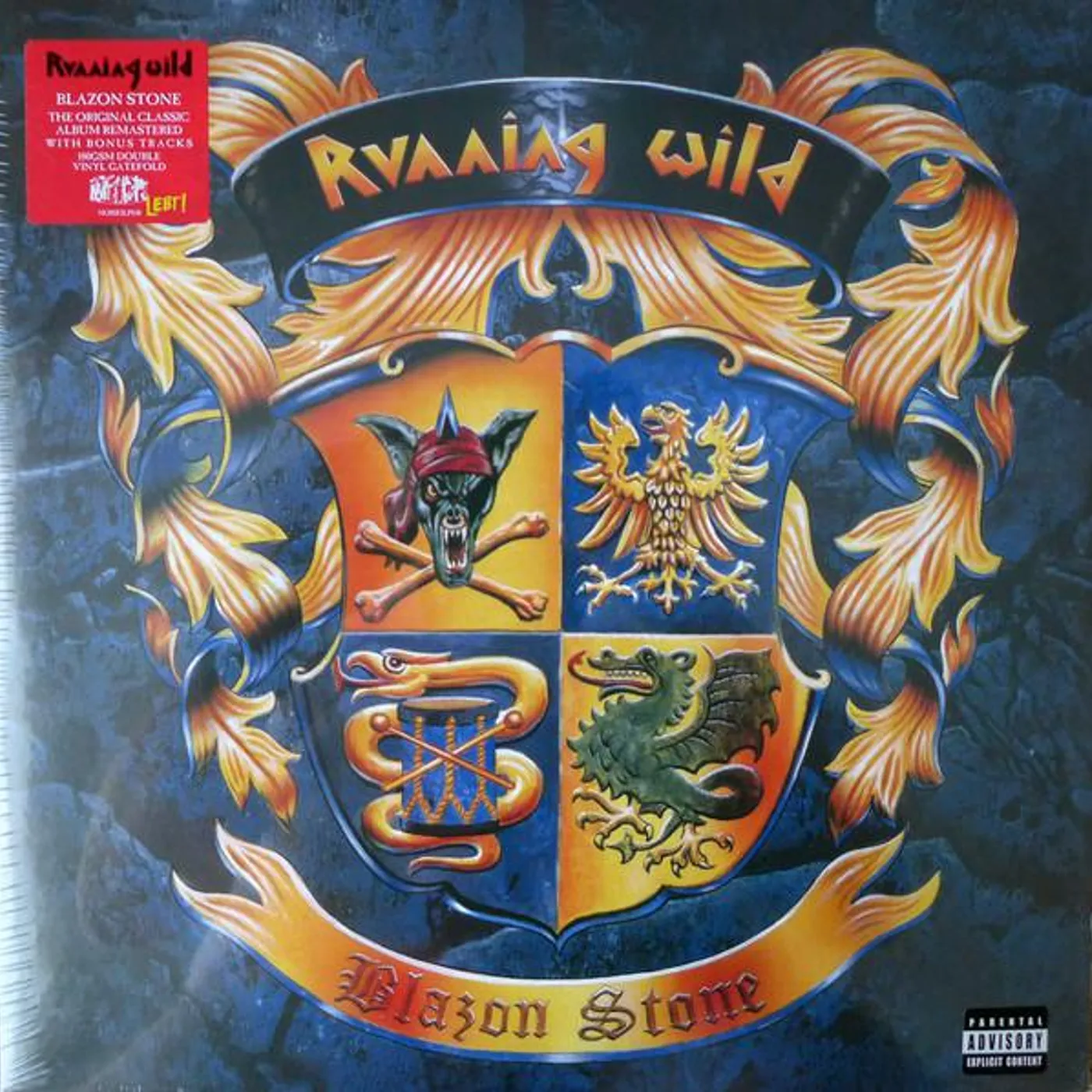 Running Wild BLAZON STONE Vinyl Record