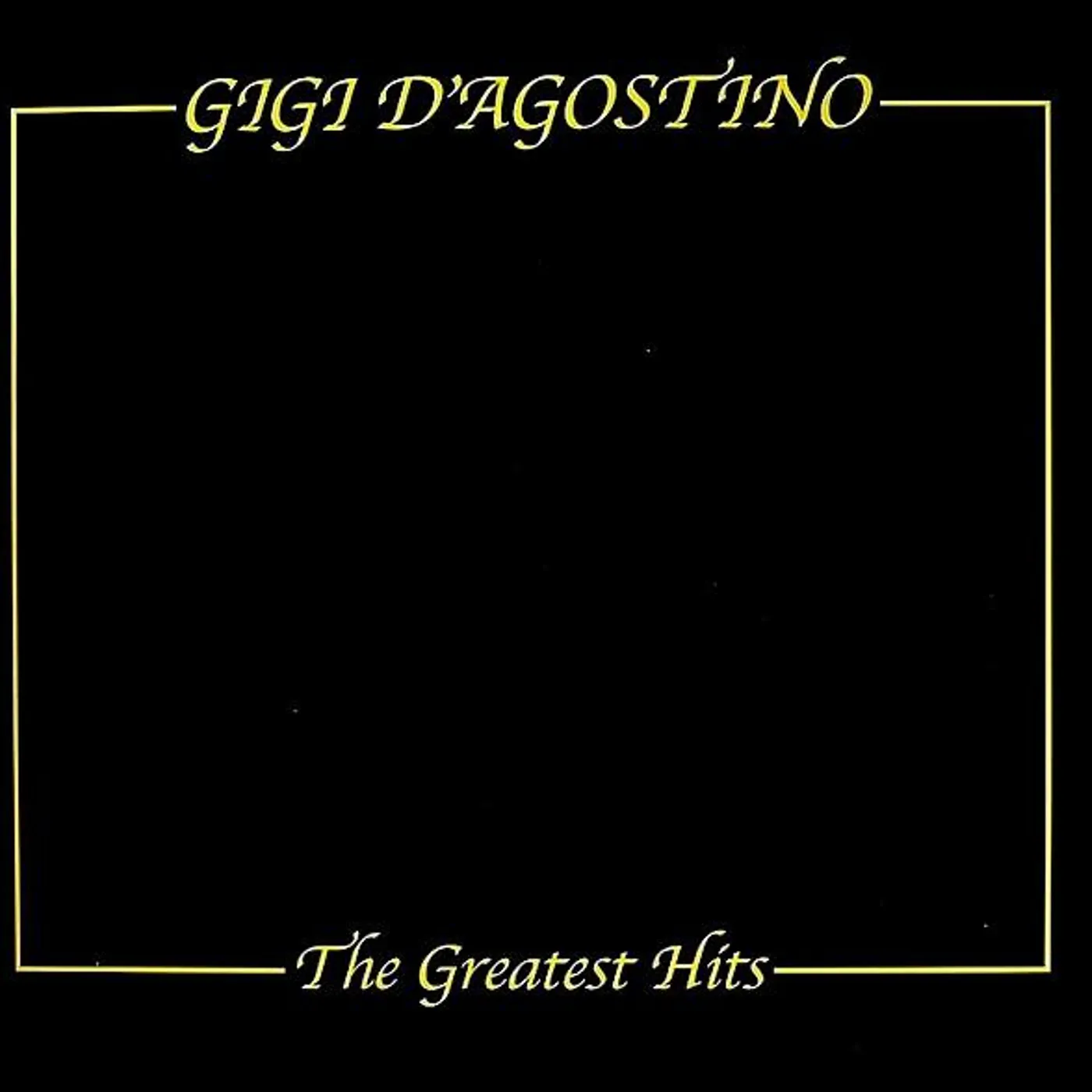 Gigi D'Agostino GREATEST HITS Vinyl Record