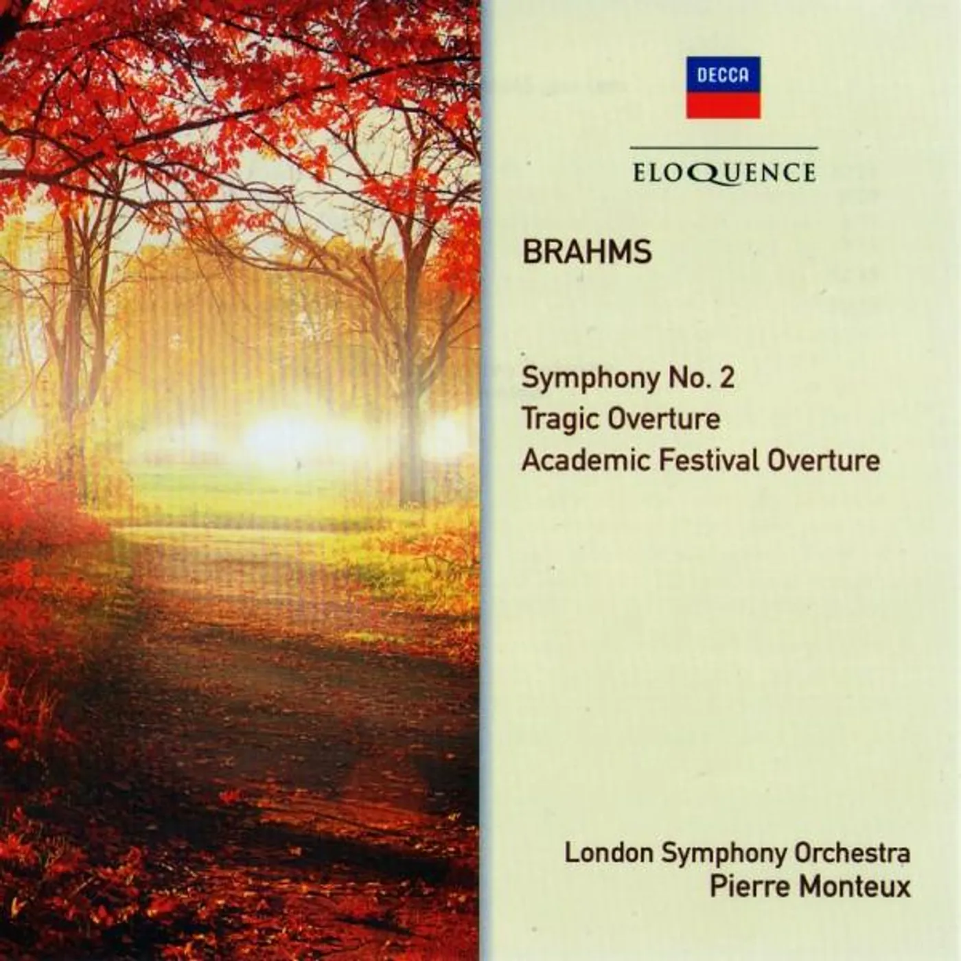 Pierre Monteux BRAHMS: SYMPHONY NO. 2; OVERTURES CD