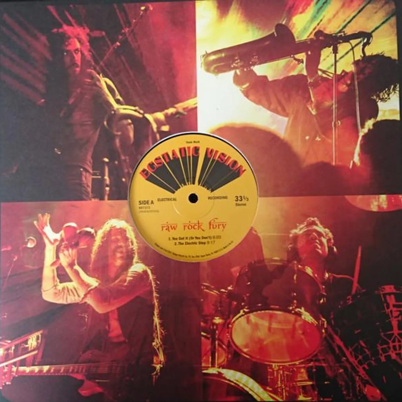 Ecstatic Vision Raw Rock Fury Vinyl Record