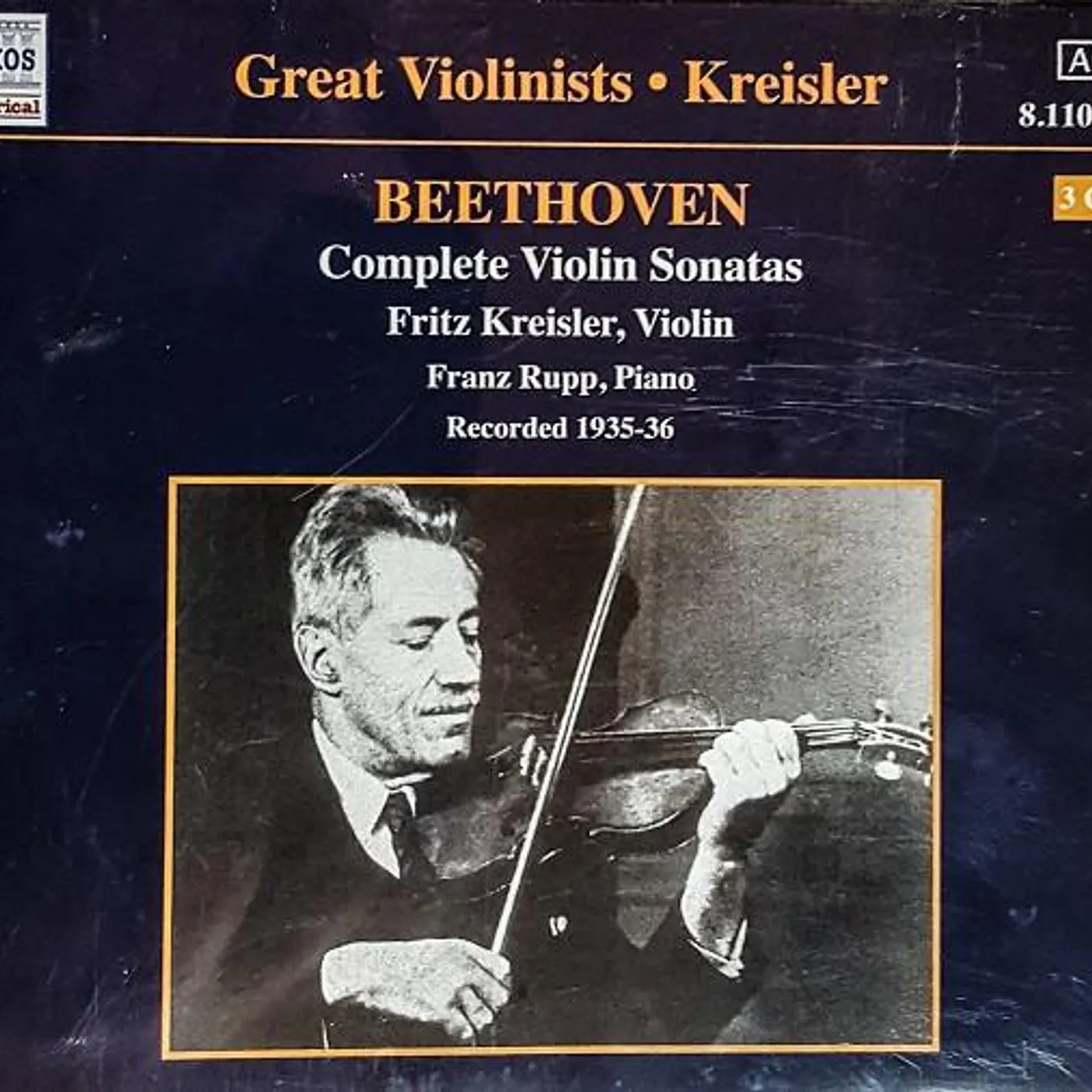 Fritz Kreisler COMPLETE VIOLIN SONATAS CD