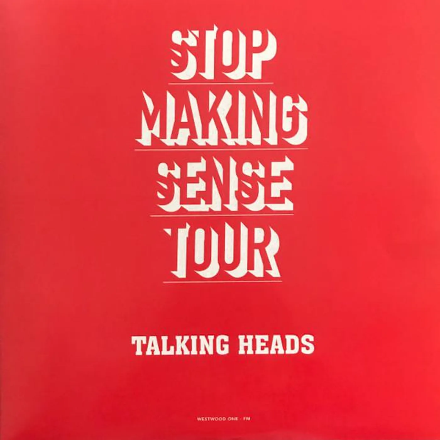 Talking Heads STOP MAKING SENSE TOUR Vinyl Record