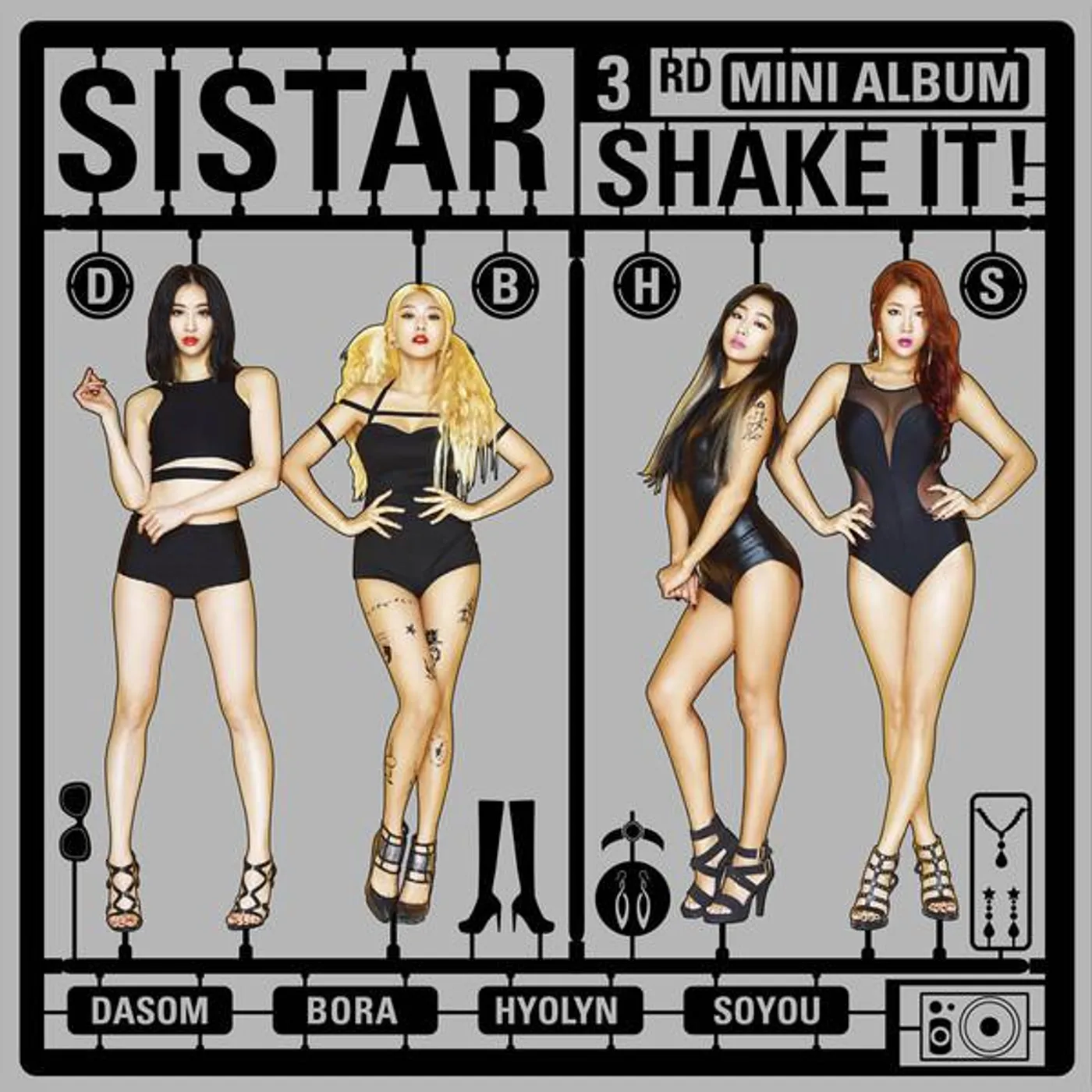 SISTAR SHAKE IT CD