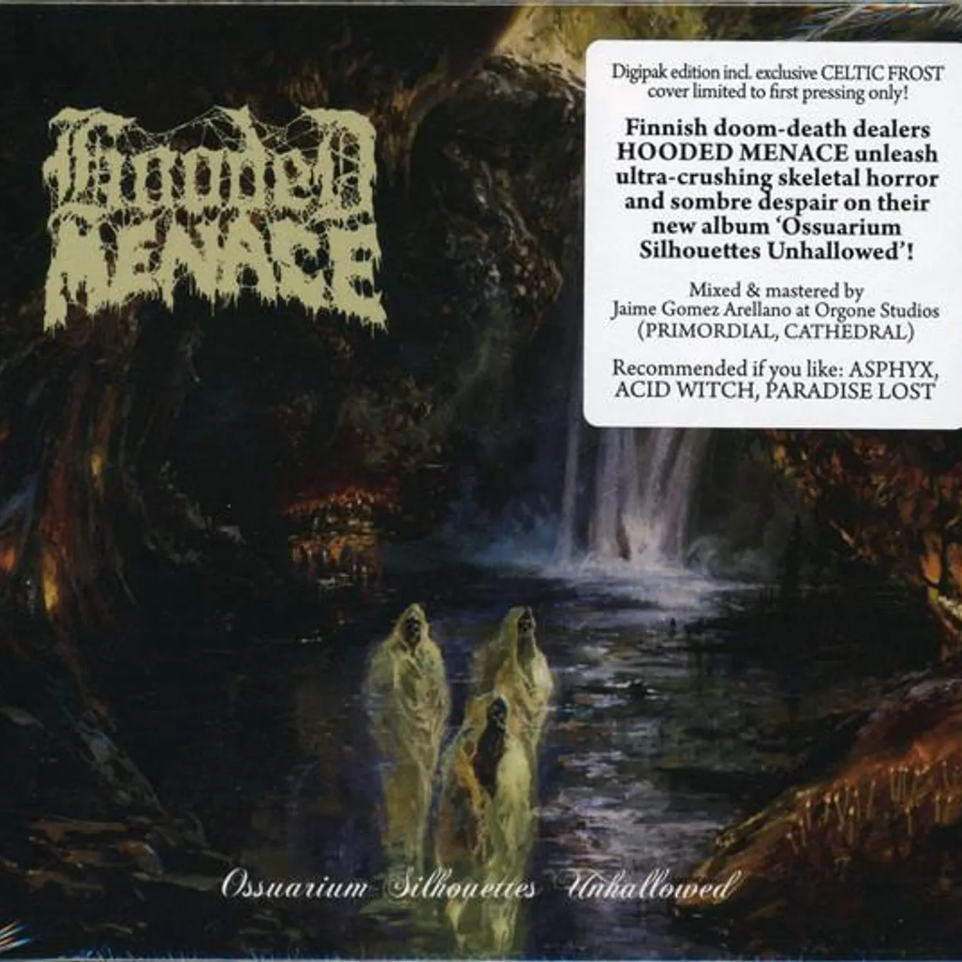 Hooded Menace OSSUARIUM SILHOUETTES UNHALLOWED CD