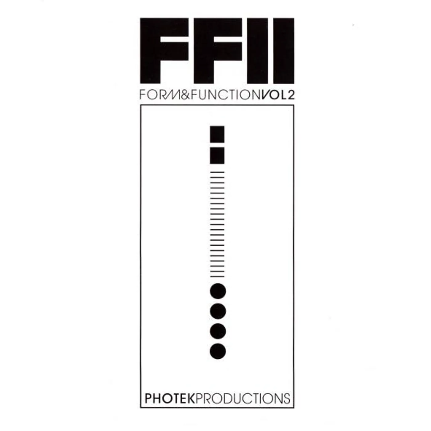 Photek FORUM & FUNCTION 2 CD