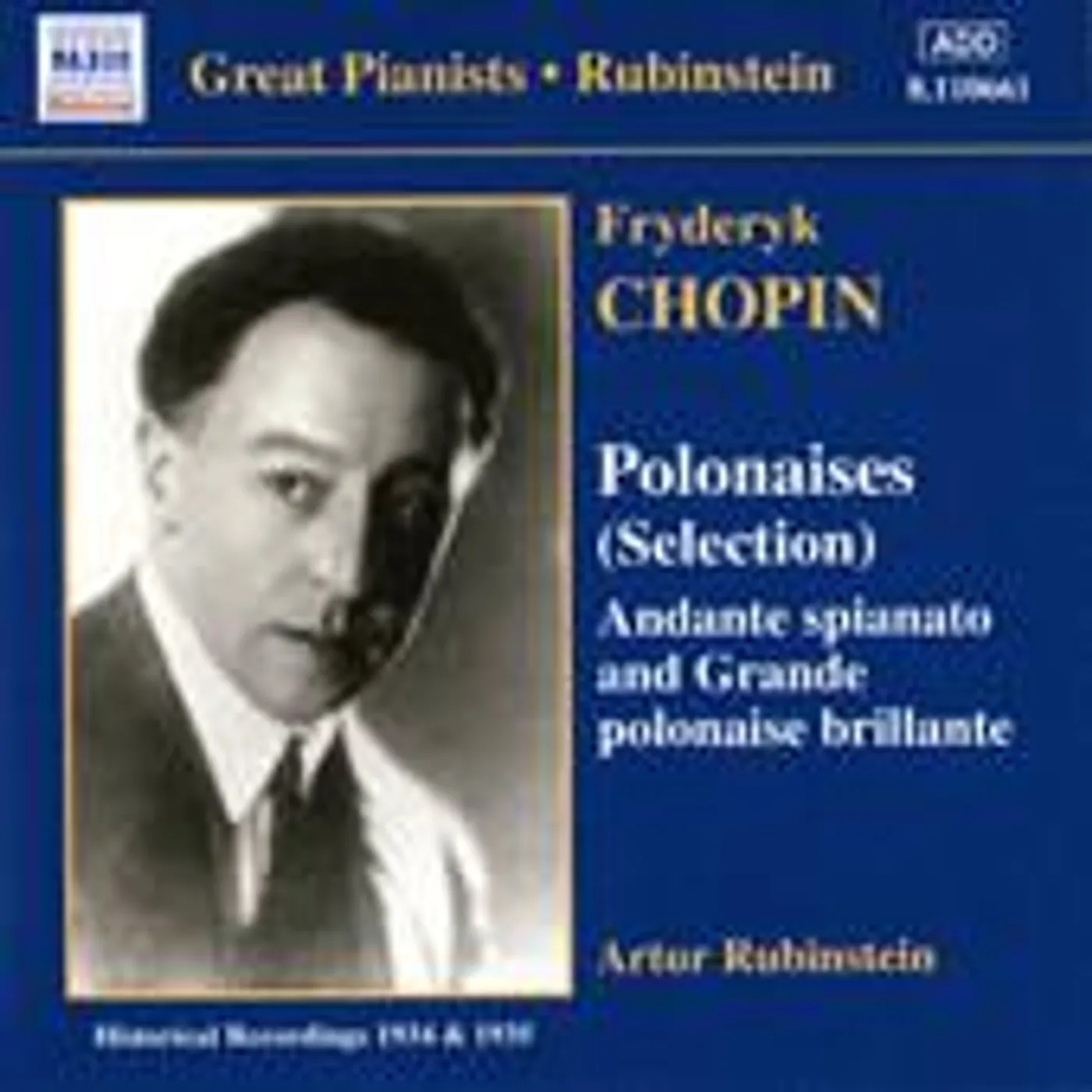Arthur Rubinstein POLONAISES CD