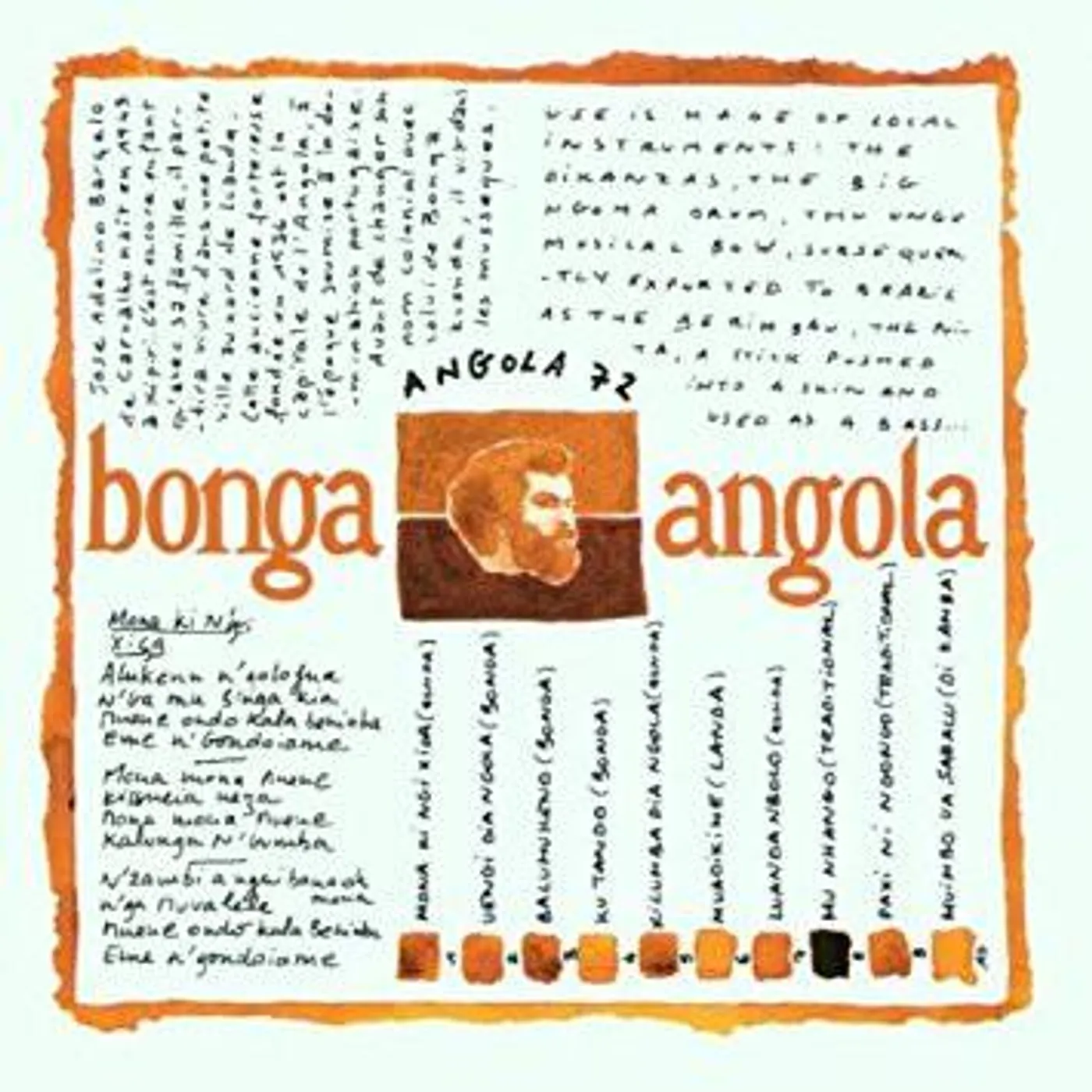 Bonga ANGOLA 72 CD