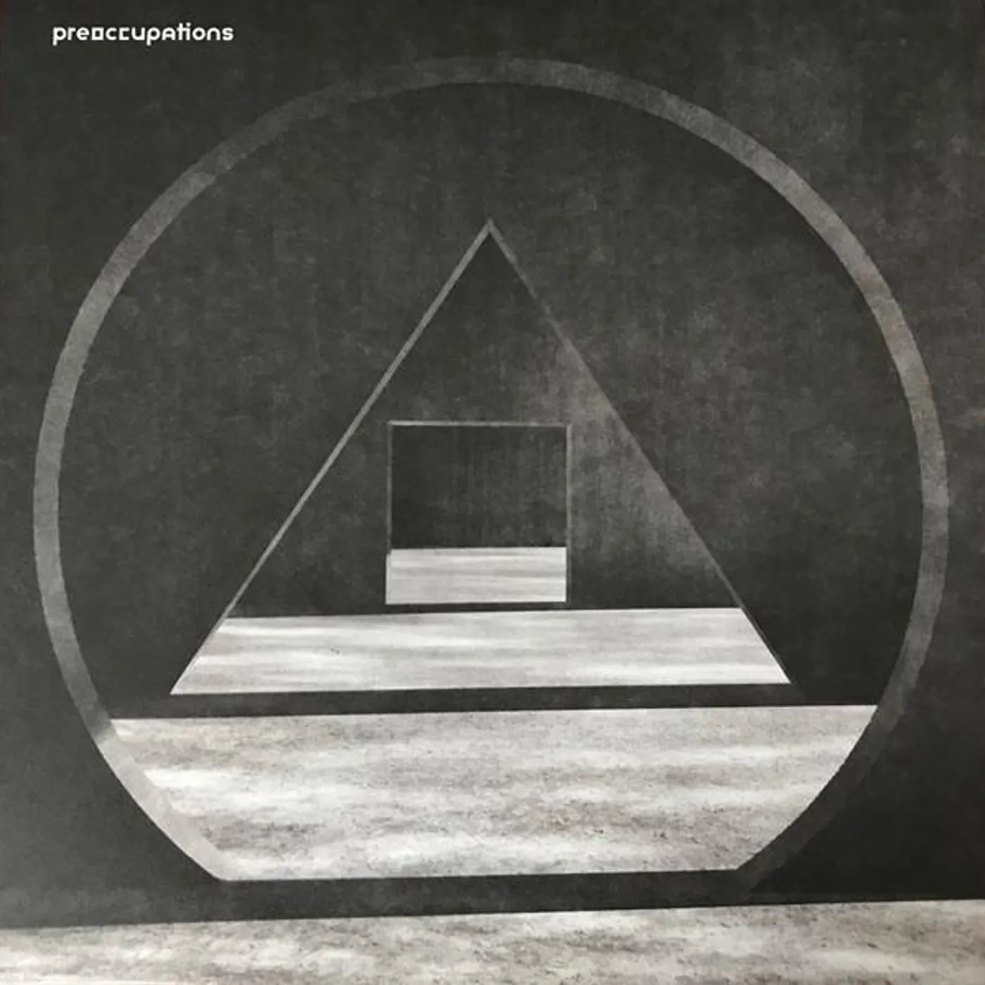 Preoccupations NEW MATERIAL (GREY-BLACK STREAKED VINYL) Vinyl Record
