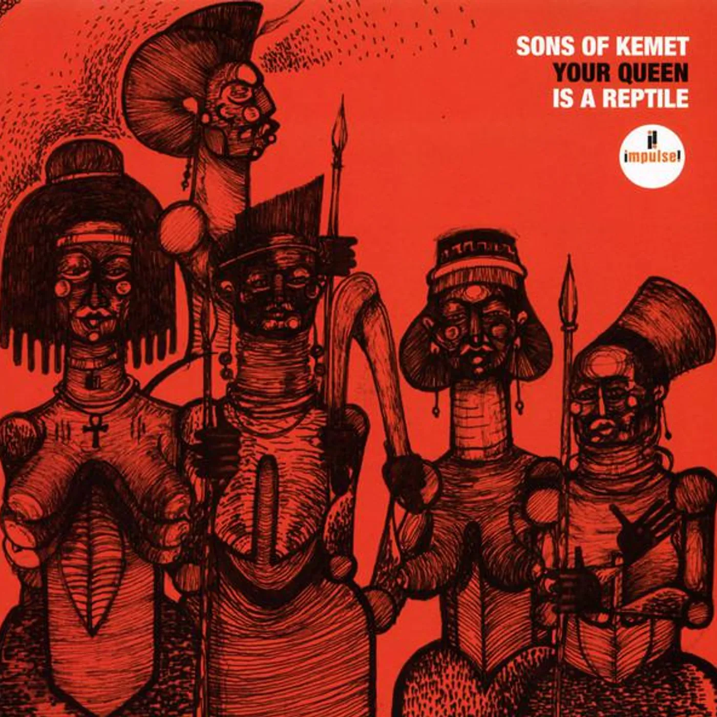 Sons Of Kemet YOUR QUEEN IS A REPTILE CD