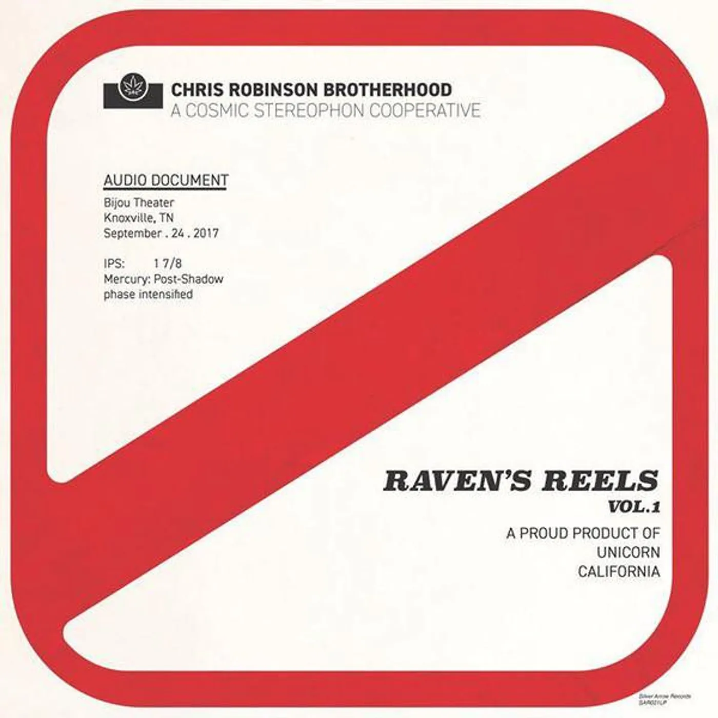 Chris Robinson Brotherhood Raven's Reels: Knoxville Vinyl Record