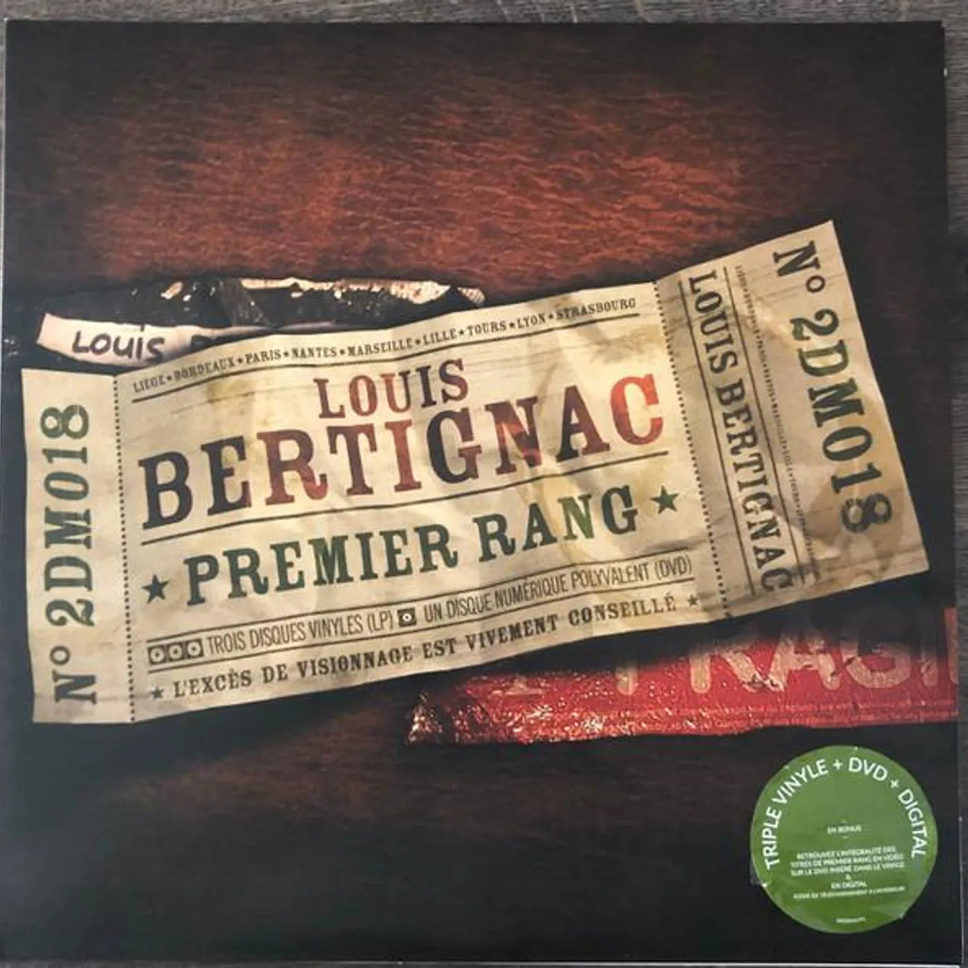 Louis Bertignac Premier rang Vinyl Record