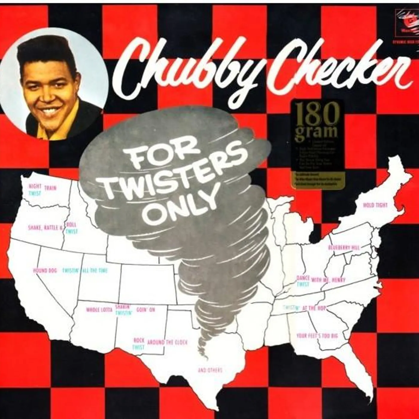 Chubby Checker FOR TWISTERS ONLY  (2 BONUS TRACKS) Vinyl Record