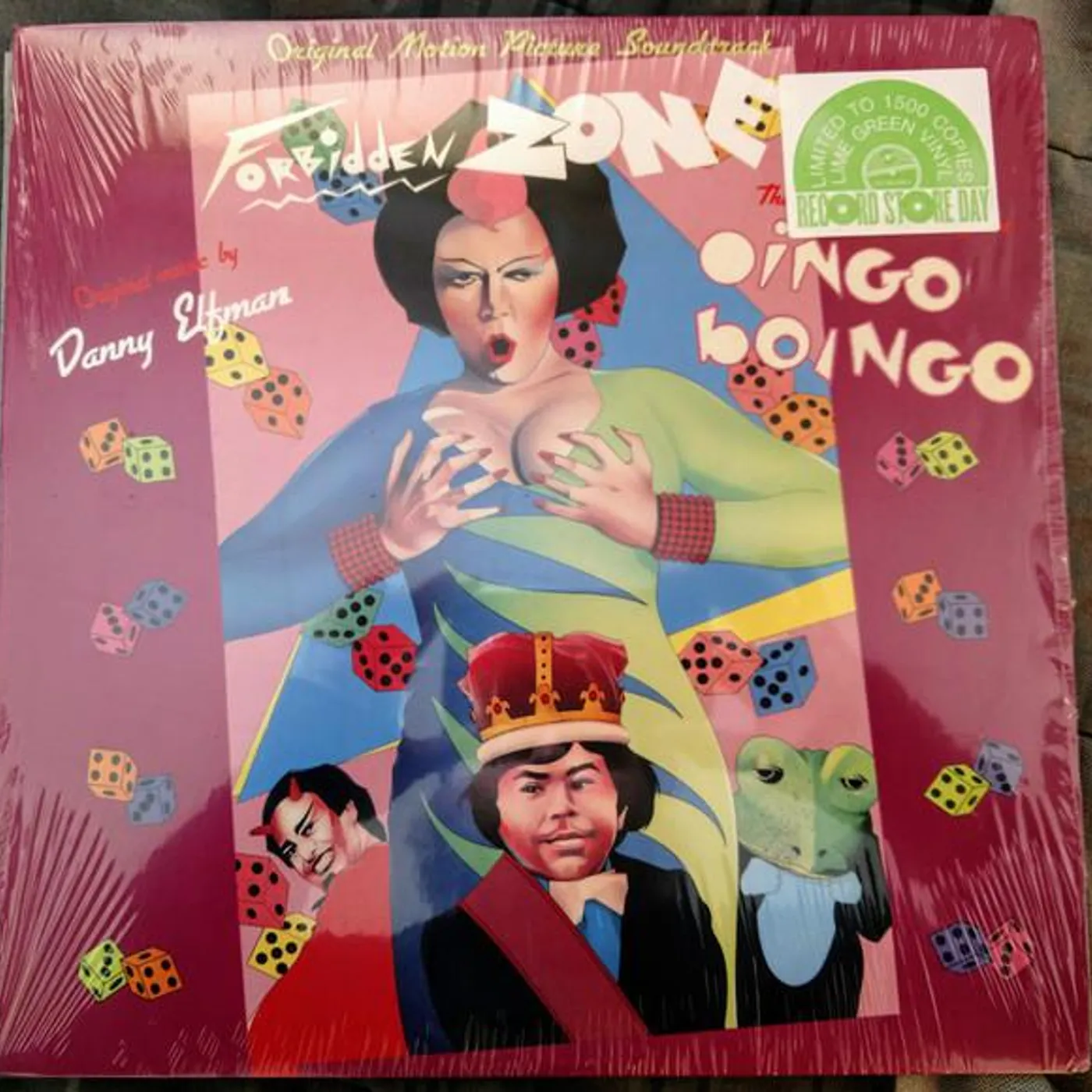 Danny Elfman FORBIDDEN ZONE / Original Soundtrack Vinyl Record