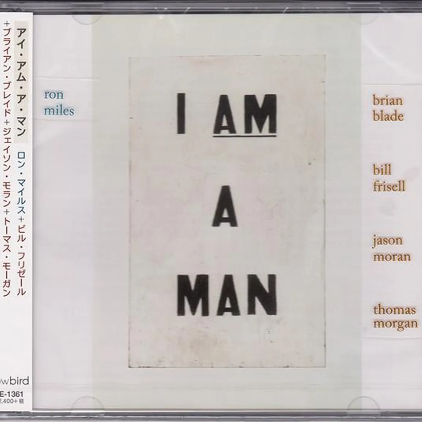 Ron Miles I AM A MAN CD