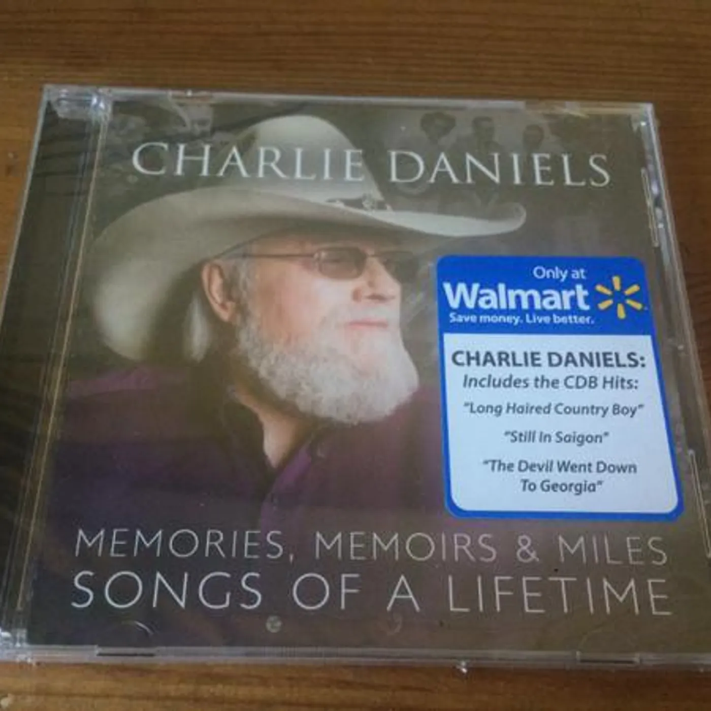 Charlie Daniels MEMORIES, MEMOIRS & MILES: SONGS OF A LIFETIME CD