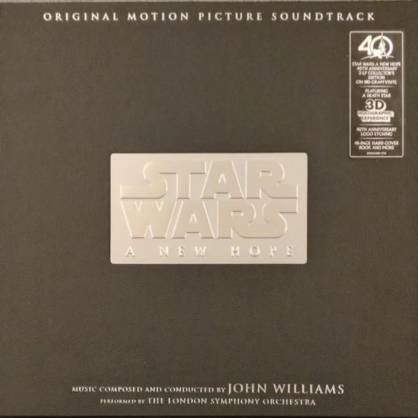 John Williams  Star Wars: A New Hope (Limited 3lp Box/Etched Side/Death Star Hologram) Vinyl Record