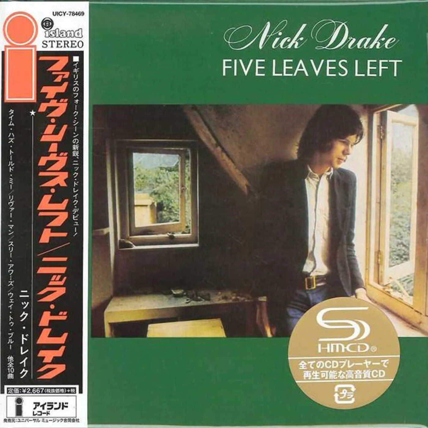 Nick Drake FIVE LEAVES LEFT (SHM/MINI LP JACKET/2017 REMASTER) CD