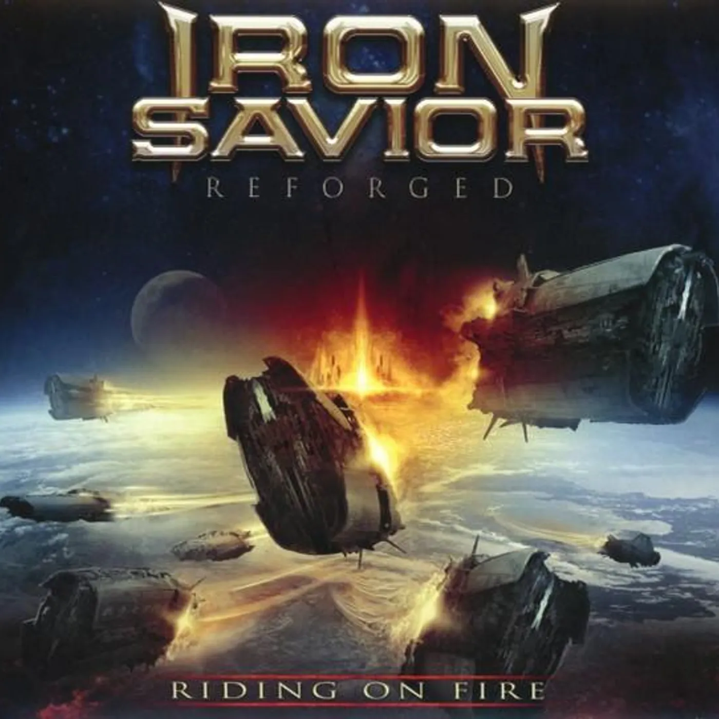 Iron Savior REFORGED - RIDING ON FIRE CD