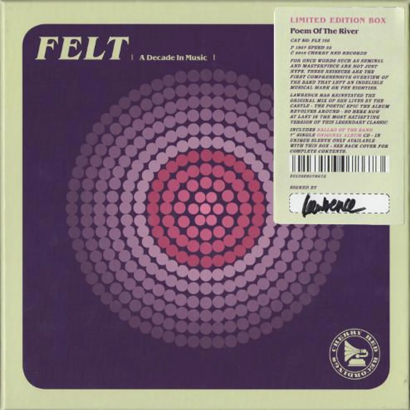 Felt POEM OF THE RIVER (REMASTERED CD/7 INCH VINYL BOX) CD