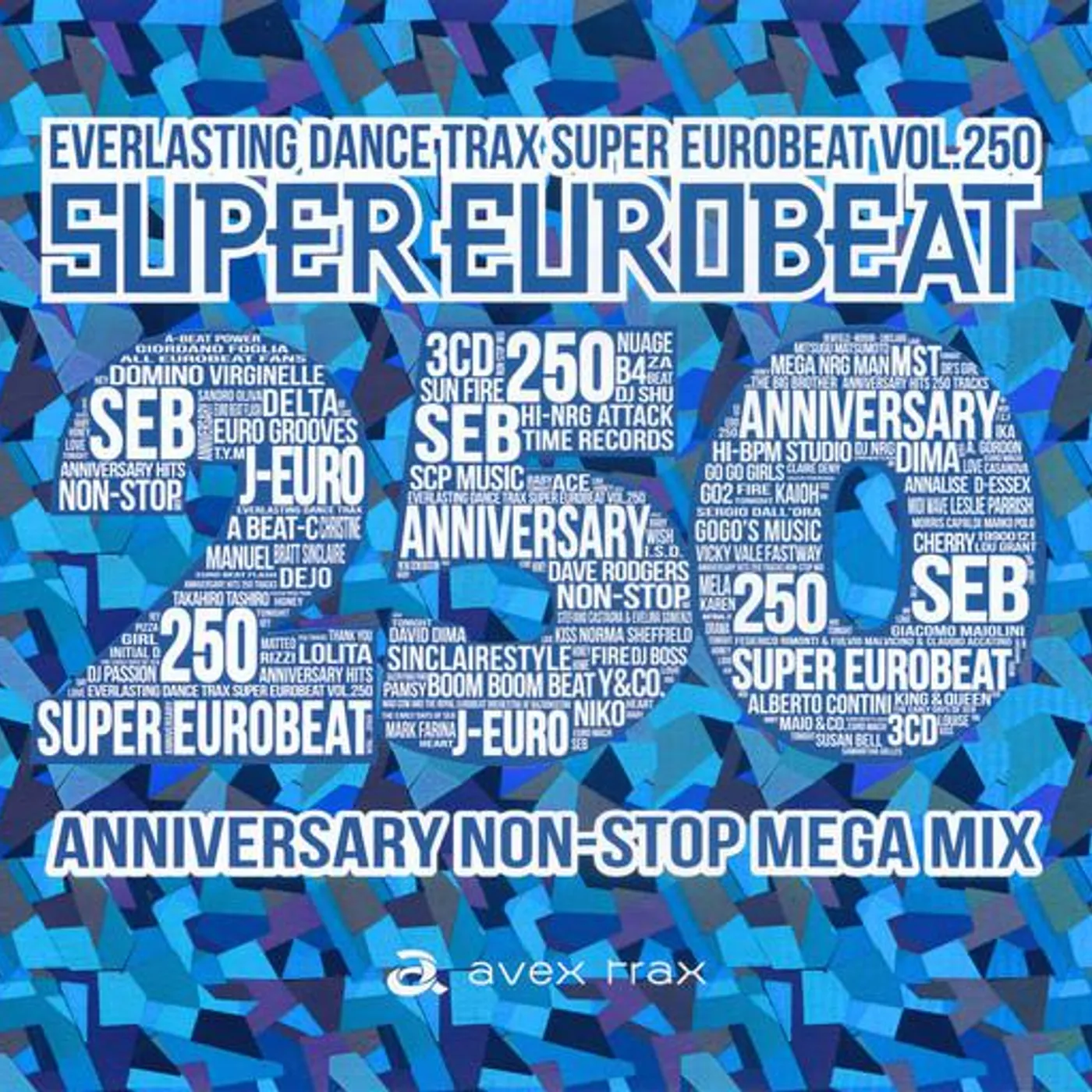 Various Artists  SUPER EUROBEAT VOL.250 (3D JACKET) CD